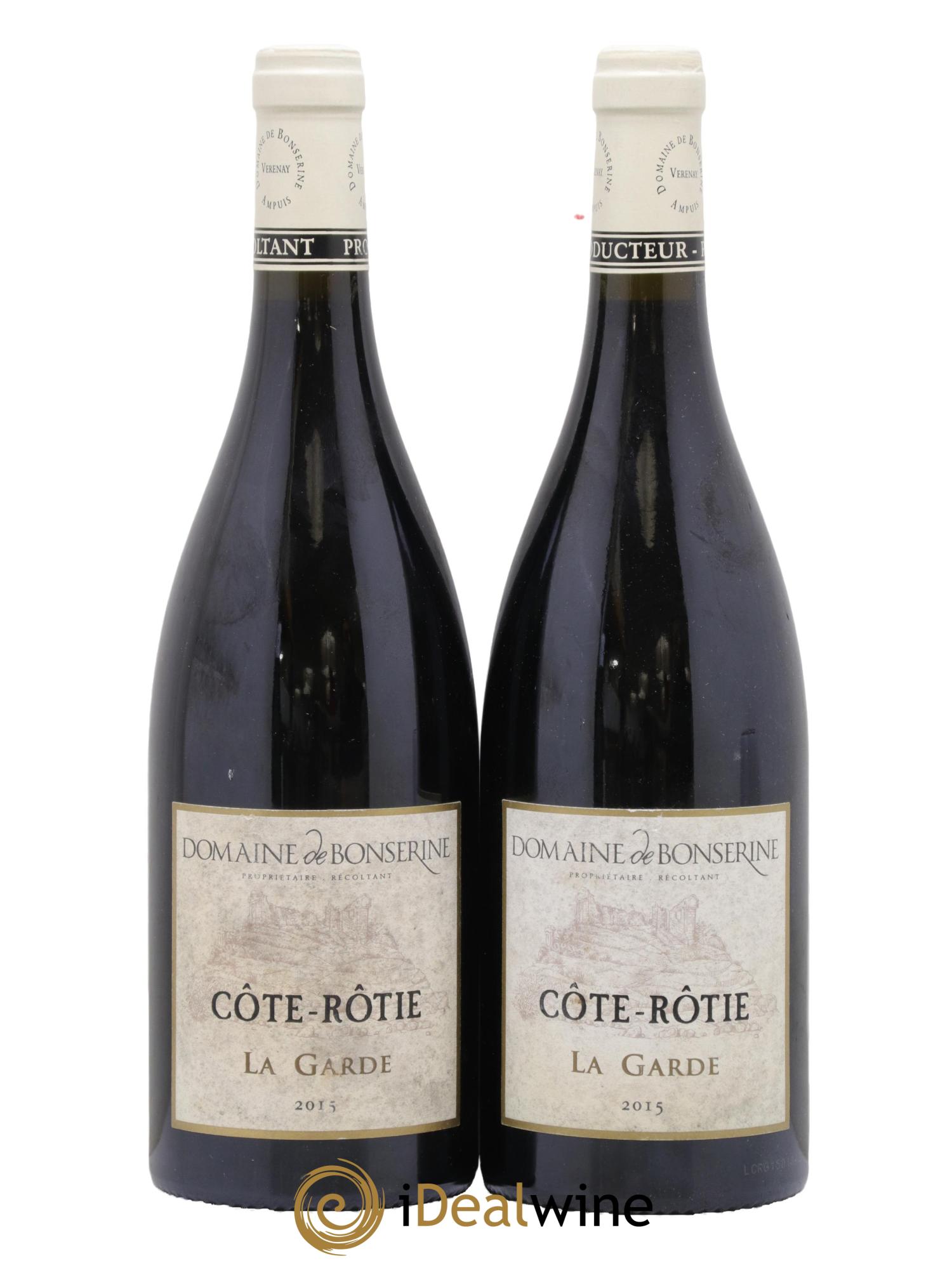 Côte-Rôtie La Garde Bonserine (Domaine de) 2015 - Lot of 2 bottles - 0