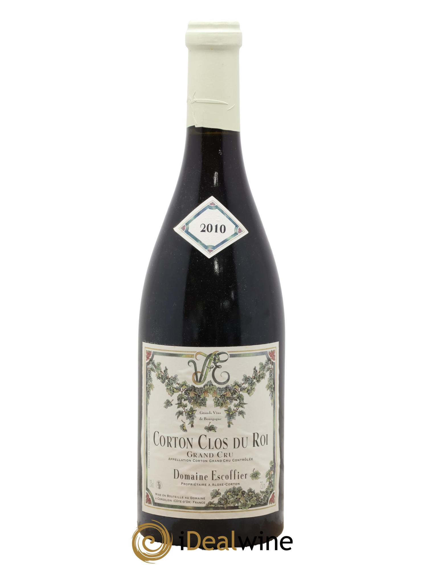 Corton Grand Cru Clos Du Roi Escoffier 2010 - Lot de 1 bouteille - 0