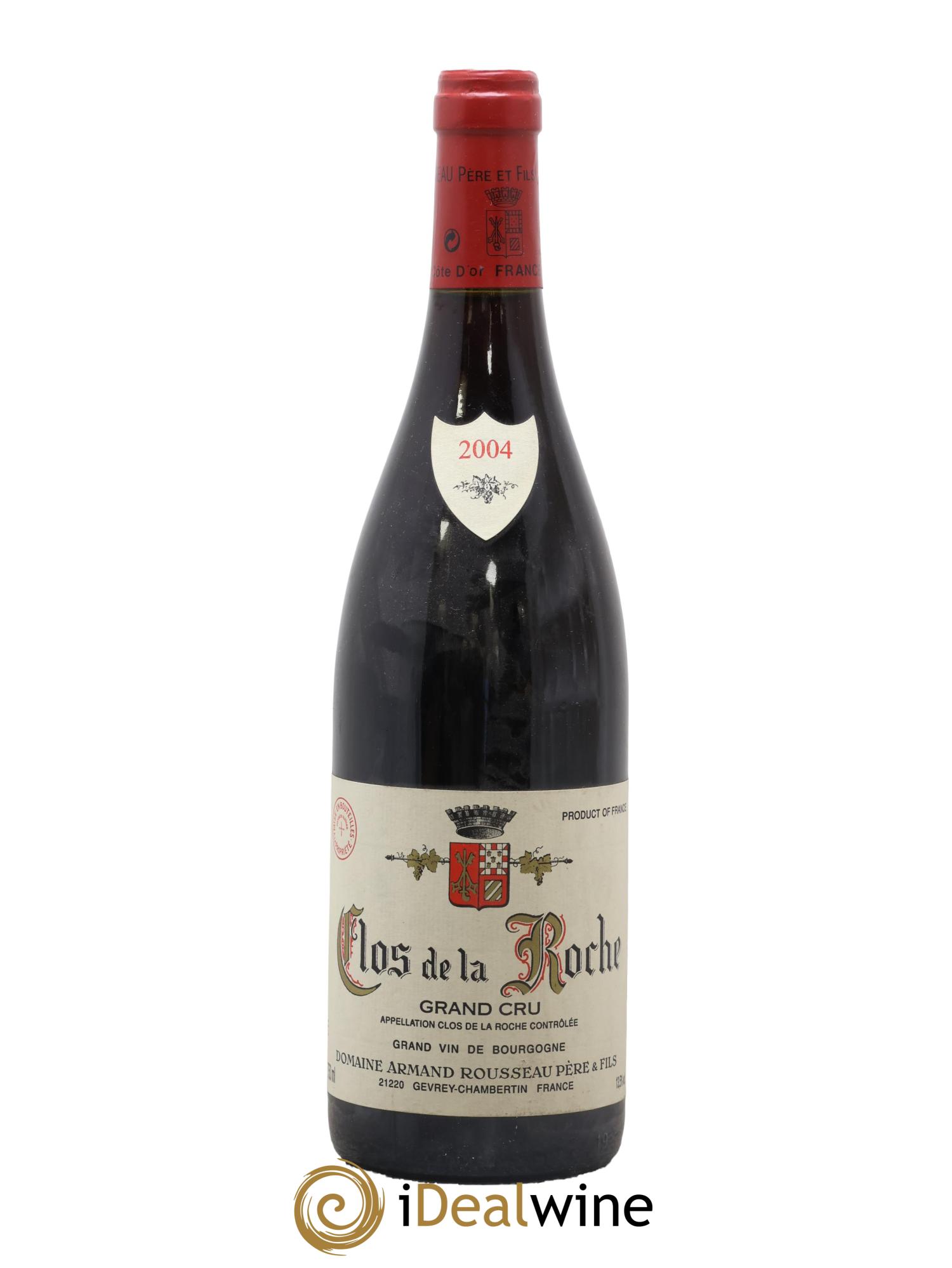 Clos de la Roche Grand Cru Armand Rousseau (Domaine) 2004 - Posten von 1 Flasche - 0