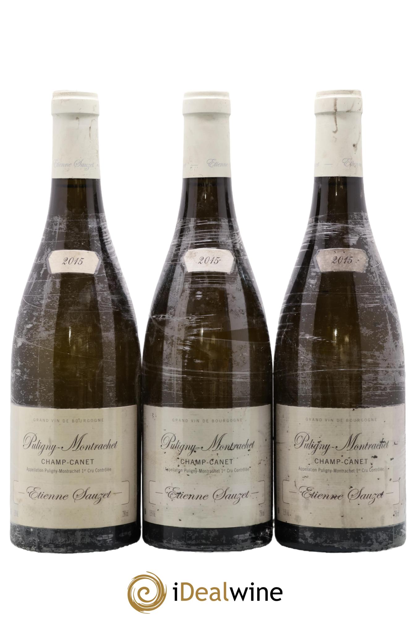 Puligny-Montrachet 1er Cru Champ Canet Etienne Sauzet 2015 - Posten von 3 Flaschen - 0