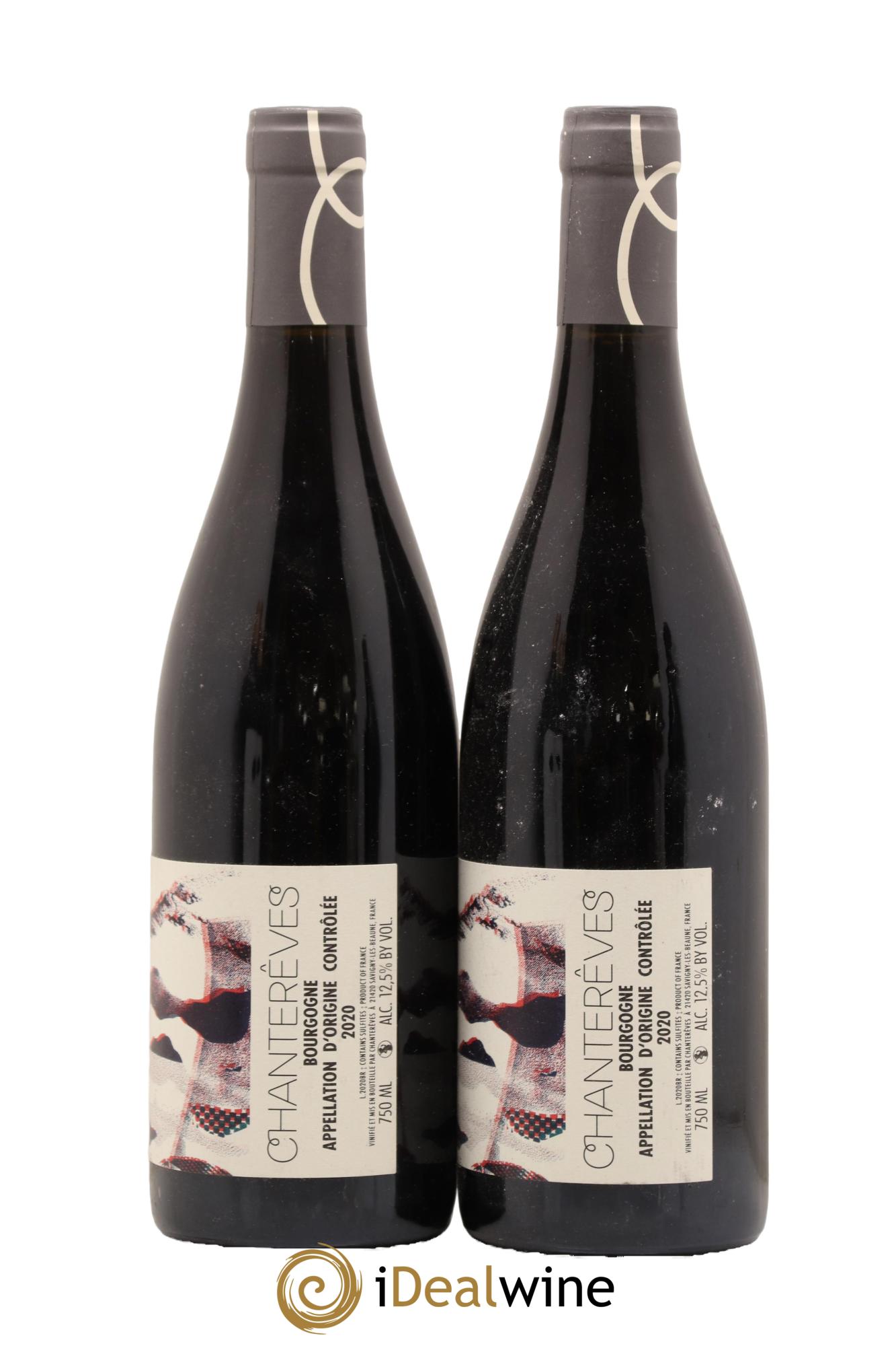 Bourgogne Pinot Noir Chanterêves 2020 - Lot de 2 bouteilles - 1