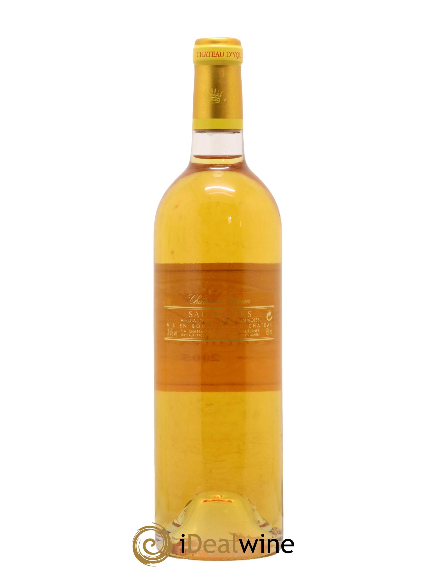 Château d' Yquem 1er Cru Classé Supérieur 2005 - Lot de 1 bouteille - 1