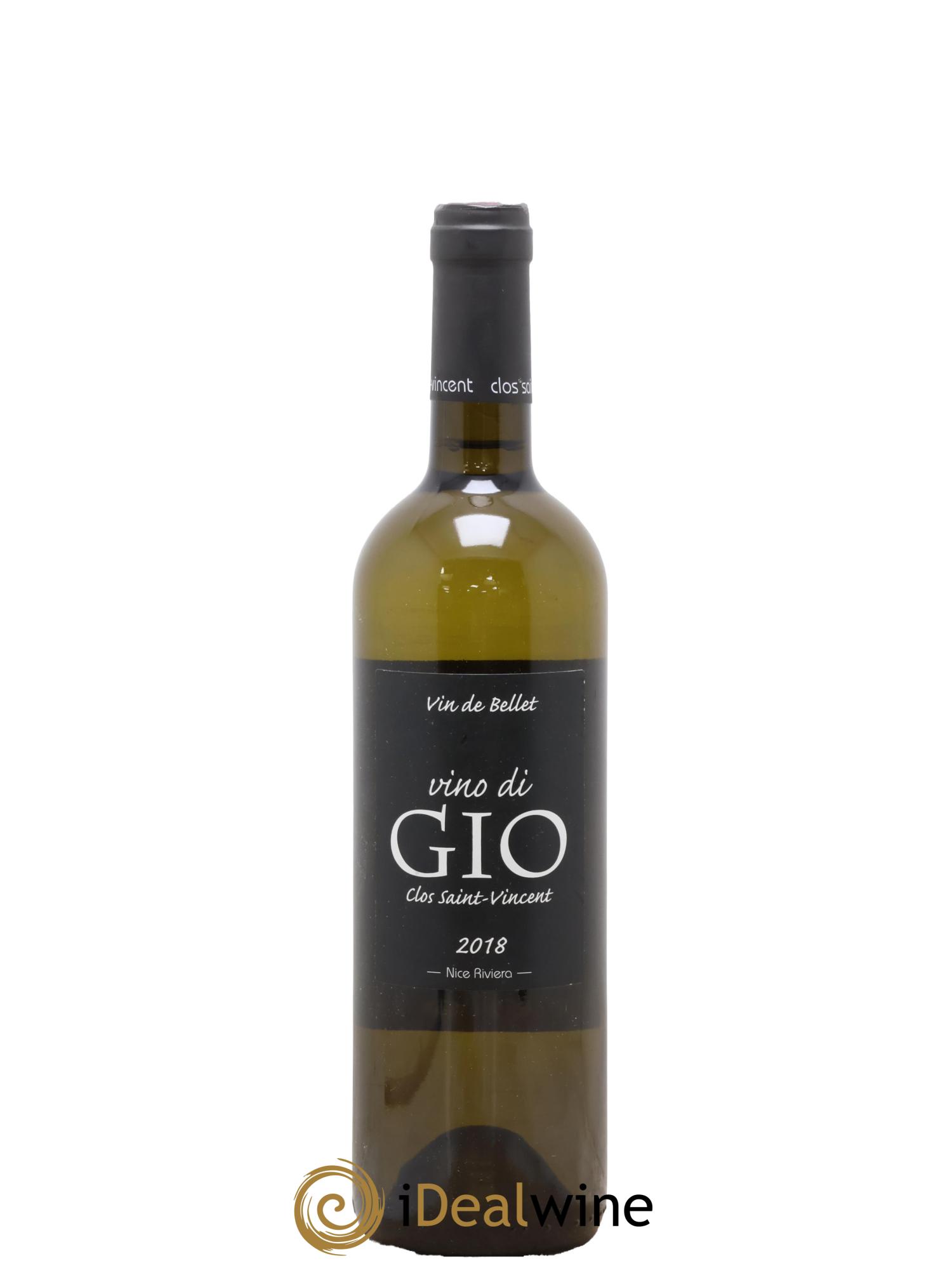 Bellet Clos Saint-Vincent Vino di Gio Famille Sicardi-Sergi 2018 - Lot de 1 bouteille - 0