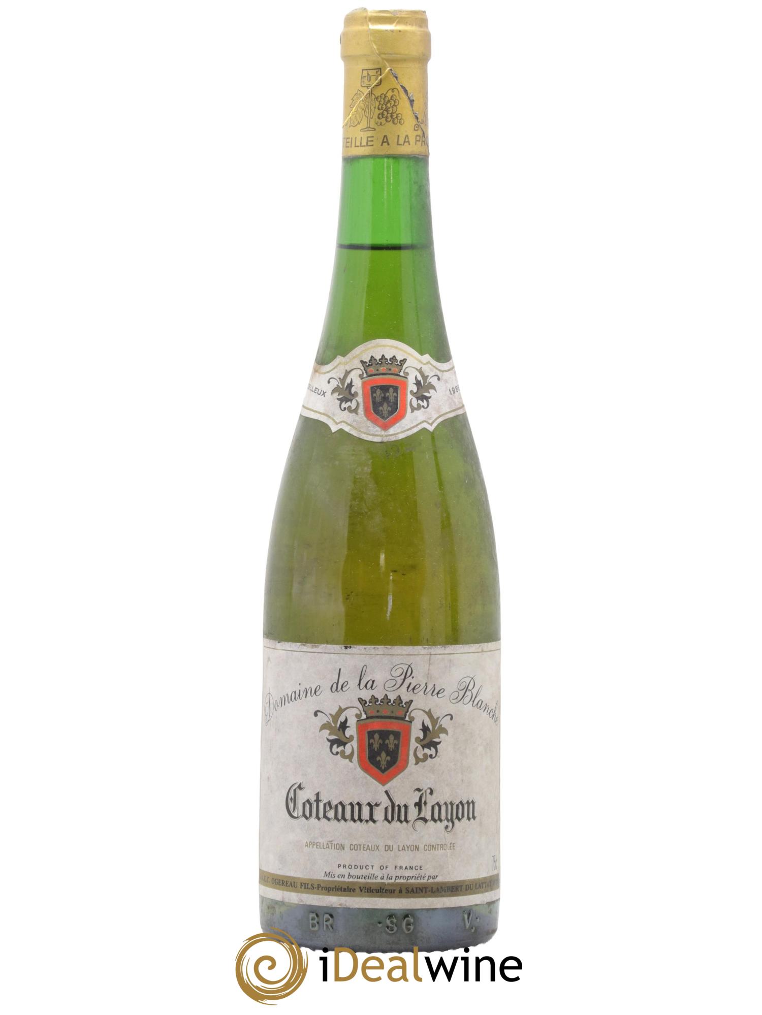 Coteaux du Layon Domaine de la Pierre Blanche 1983 - Lotto di 1 bottiglia - 0