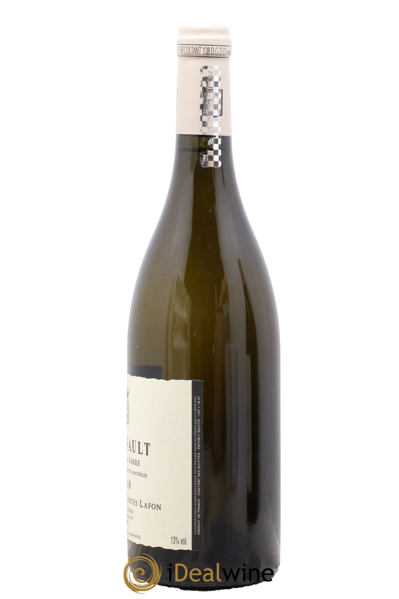 Meursault Clos de la Barre Comtes Lafon (Domaine des) 2018 - Lot de 1 bouteille - 1