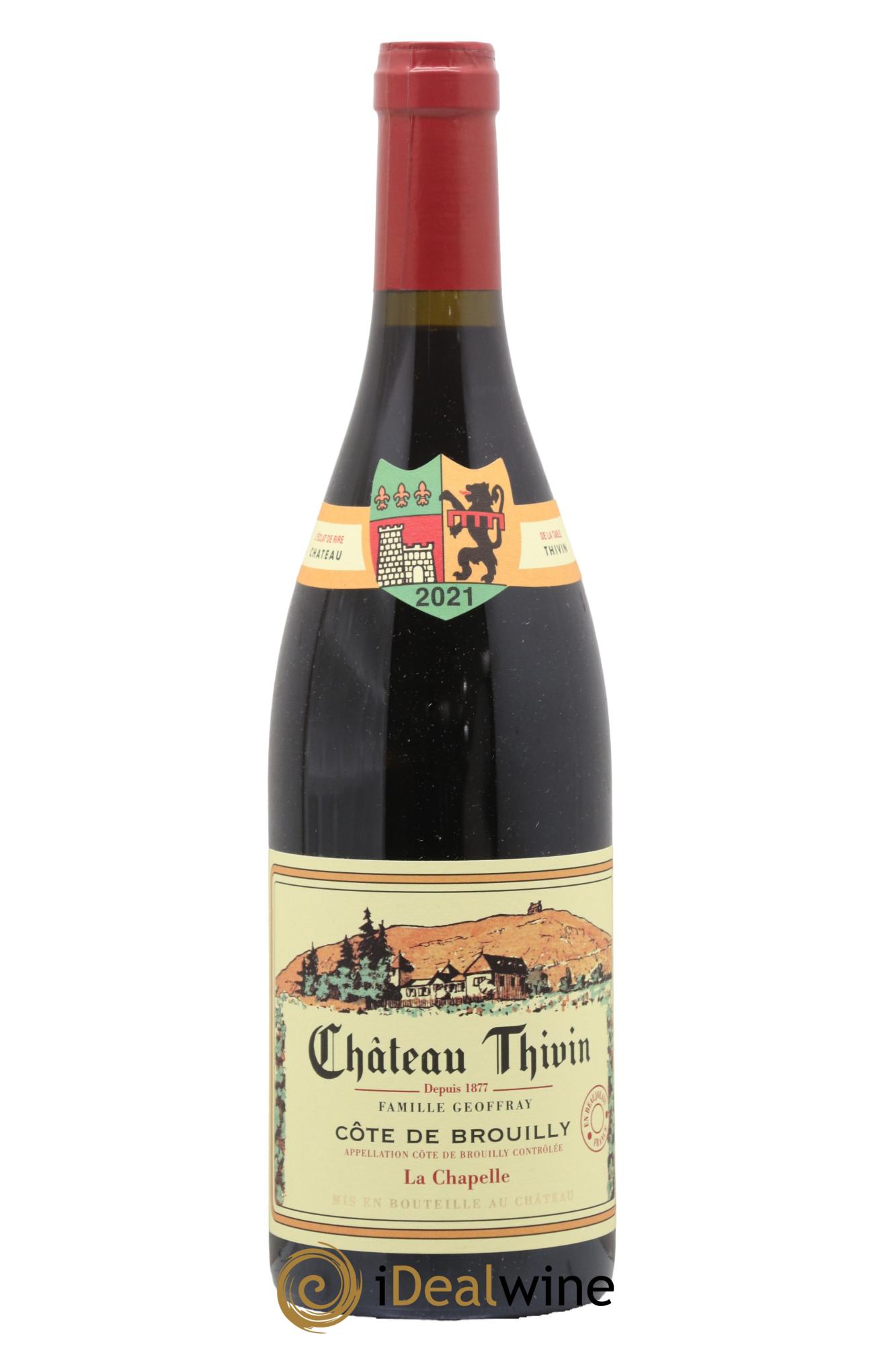 Côte de Brouilly Cuvée La Chapelle Château Thivin 2021 - Posten von 1 Flasche - 0