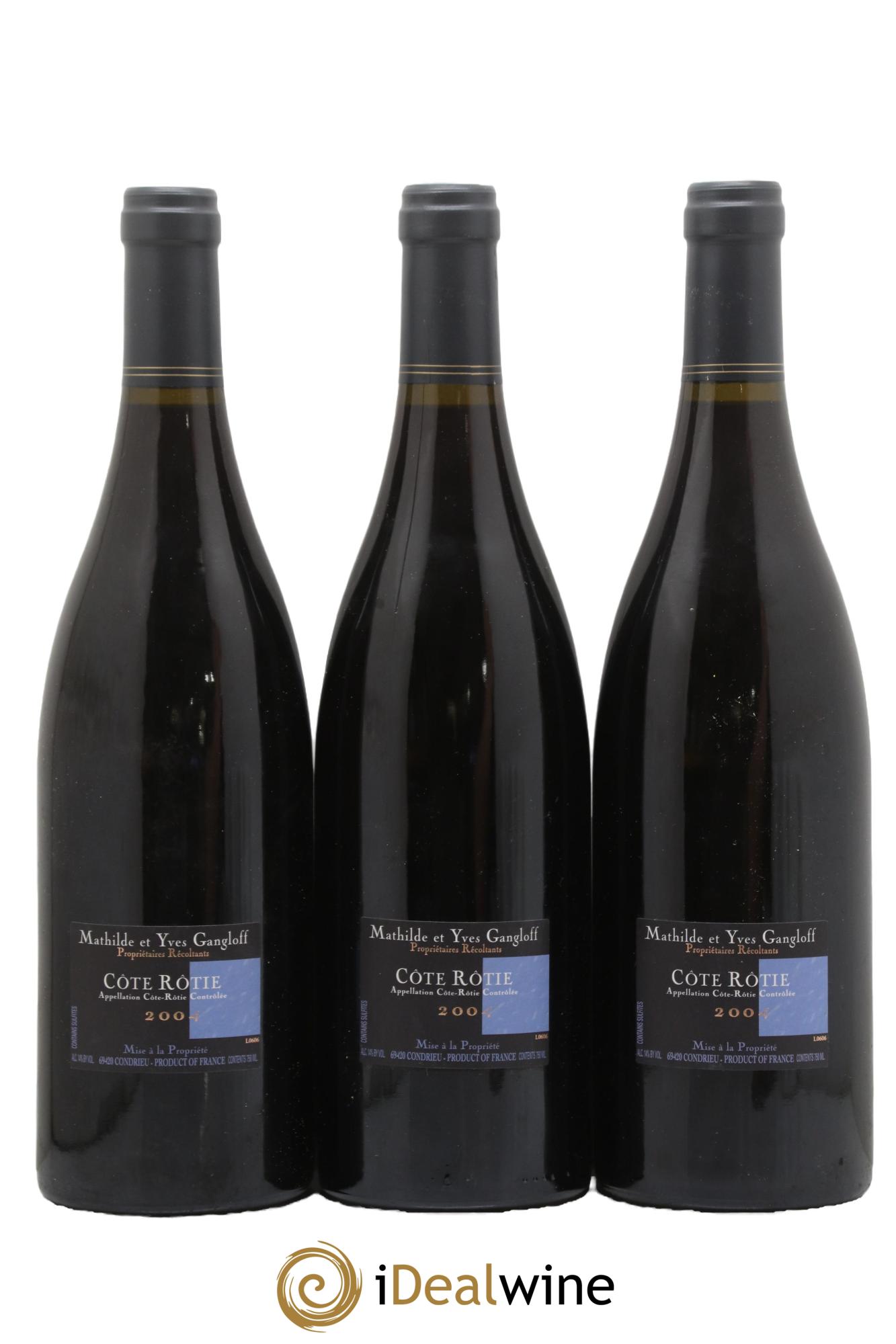 Côte-Rôtie La Barbarine Gangloff (Domaine) 2004 - Lotto di 3 bottiglie - 1