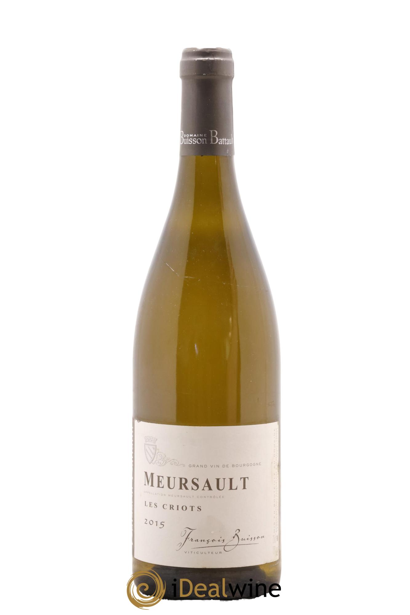 Meursault Criots Francois Buisson 2015 - Lot de 1 bouteille - 0