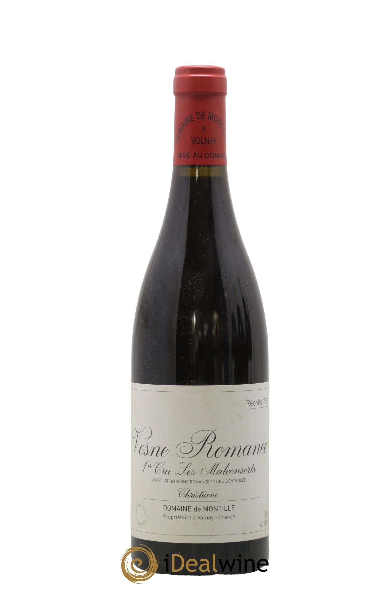 Vosne-Romanée 1er Cru Les Malconsorts - Cuvée Christiane De Montille (Domaine) 2007 - Lot de 1 bouteille - 0