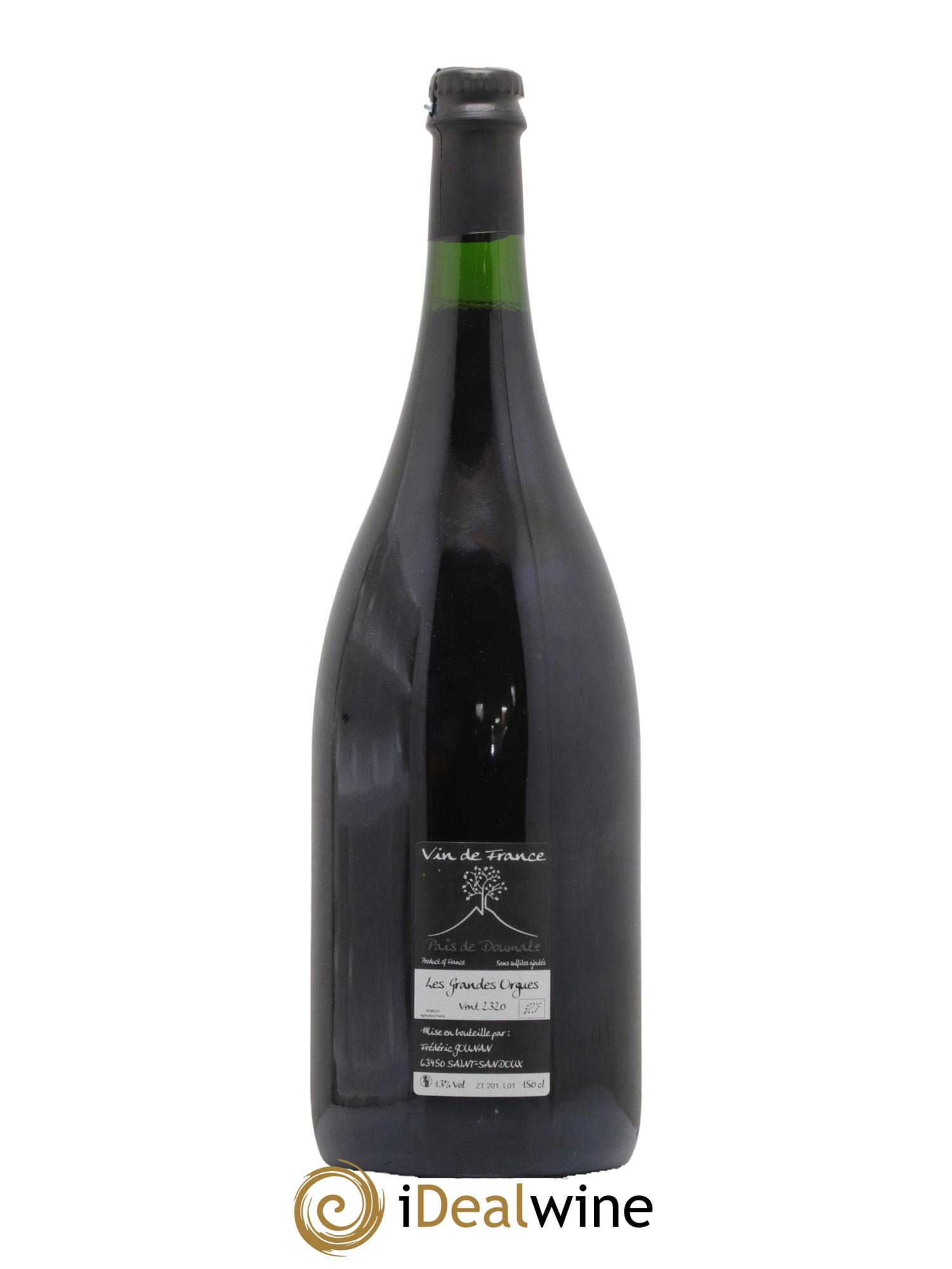 Vin de France Les Grandes Orgues Vignoble de l'Arbre Blanc  2020 - Lot de 1 magnum - 1