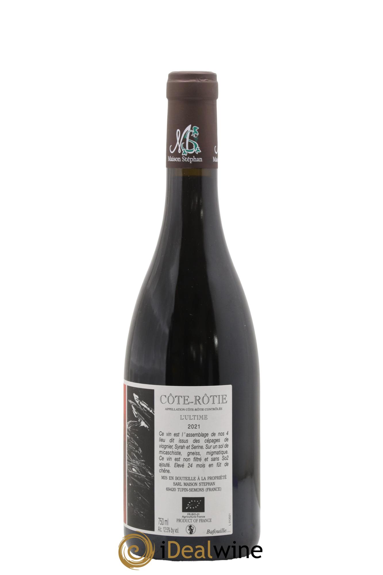 Côte-Rôtie L'Ultime Jean-Michel Stephan 2021 - Lot de 1 bouteille - 1