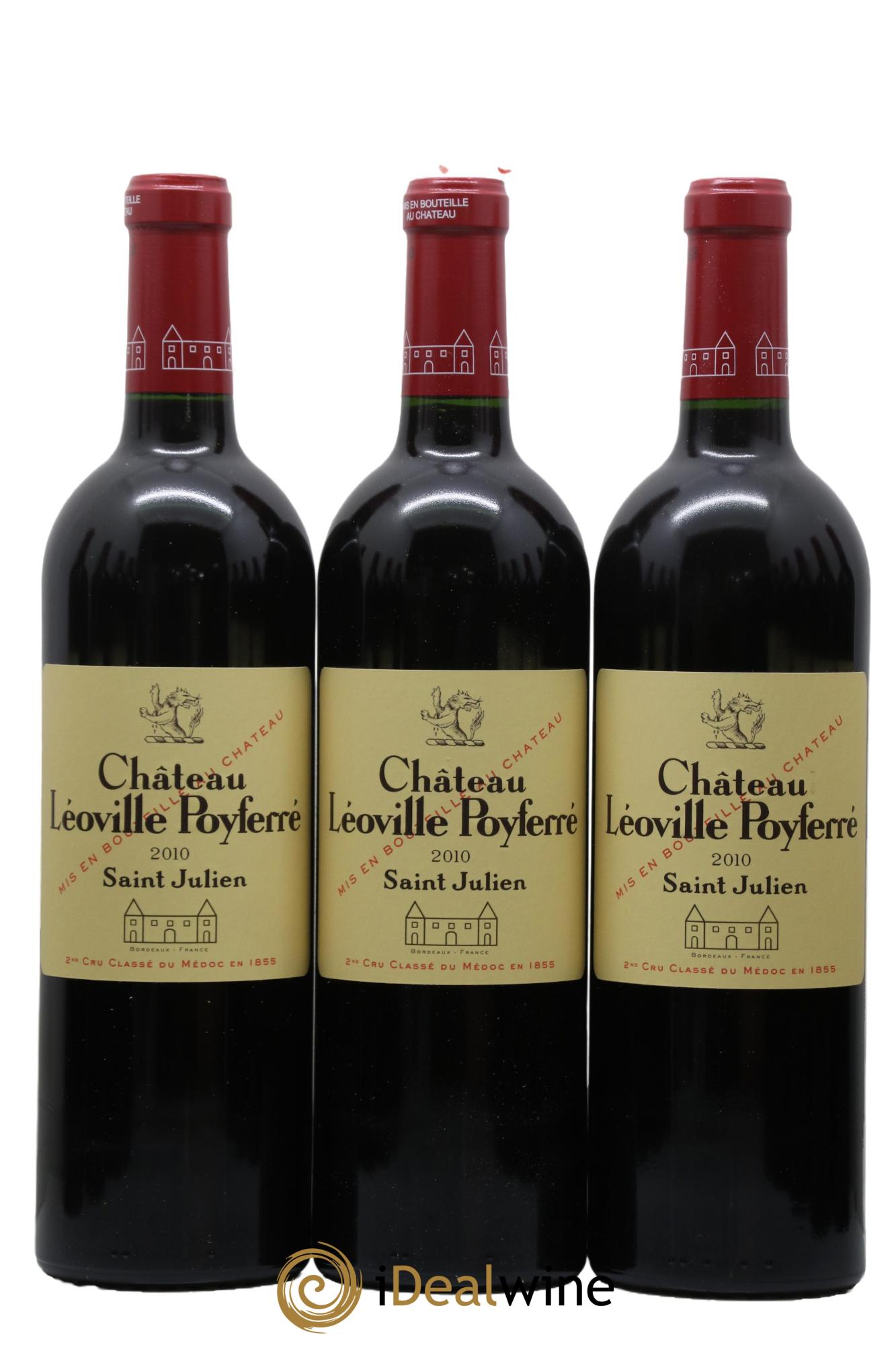 Château Léoville Poyferré 2ème Grand Cru Classé 2010 - Lot of 12 bottles - 3
