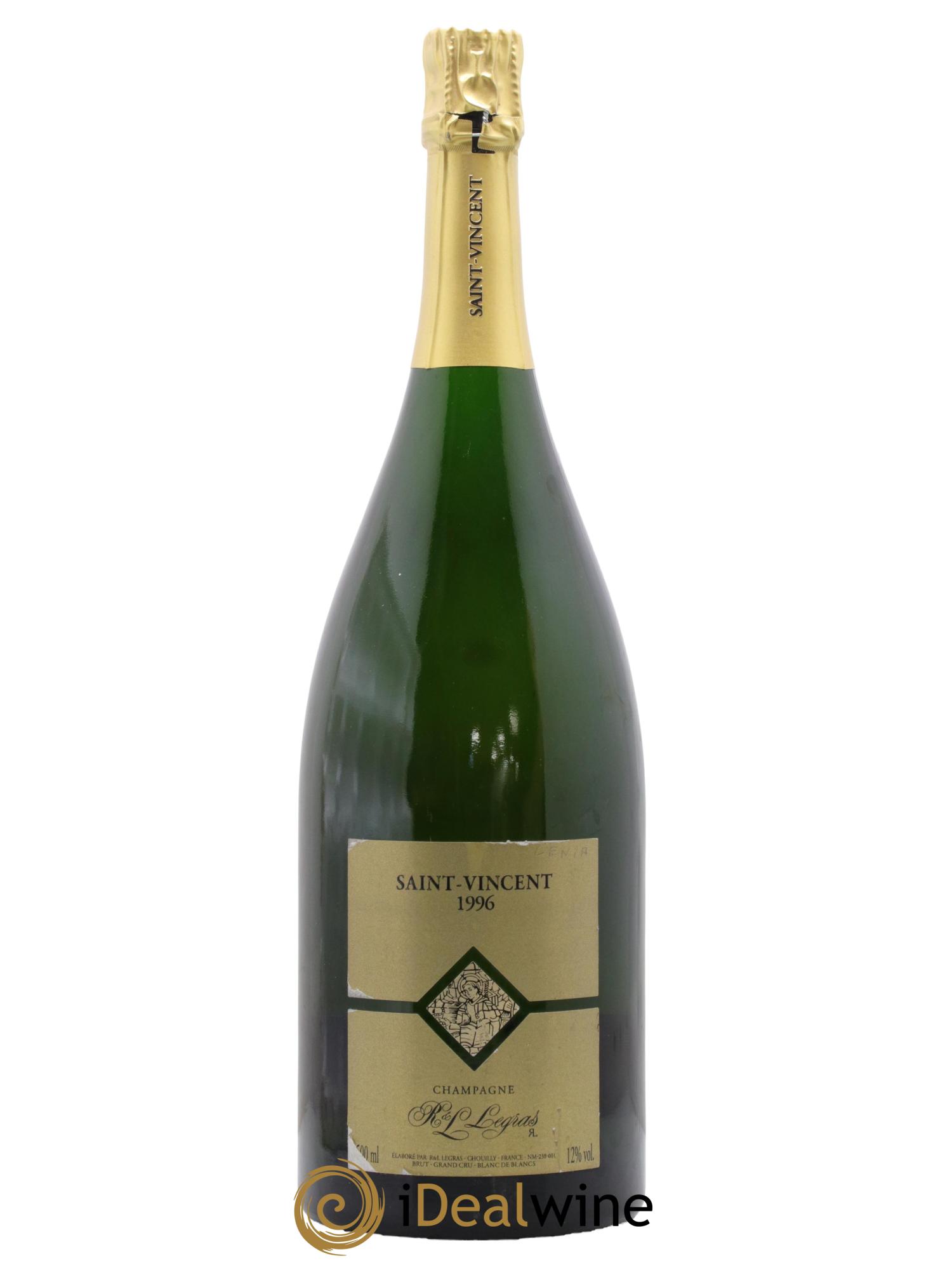 Champagne Saint-Vincent R et L Legras 1996 - Posten von 1 Magnum - 0