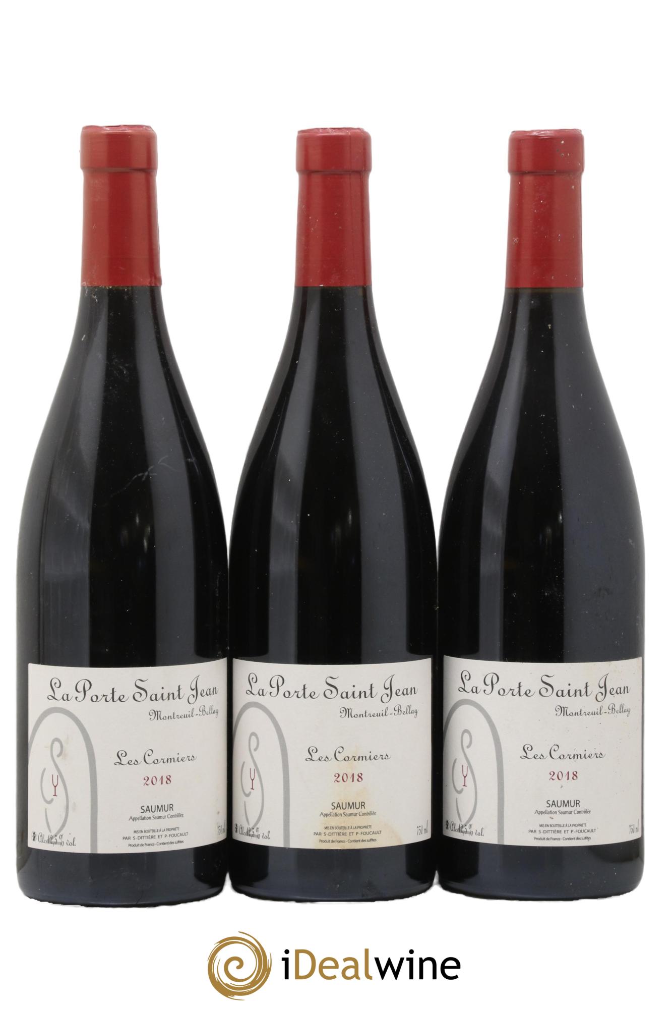Saumur Les Cormiers La Porte Saint Jean 2018 - Lotto di 3 bottiglie - 0