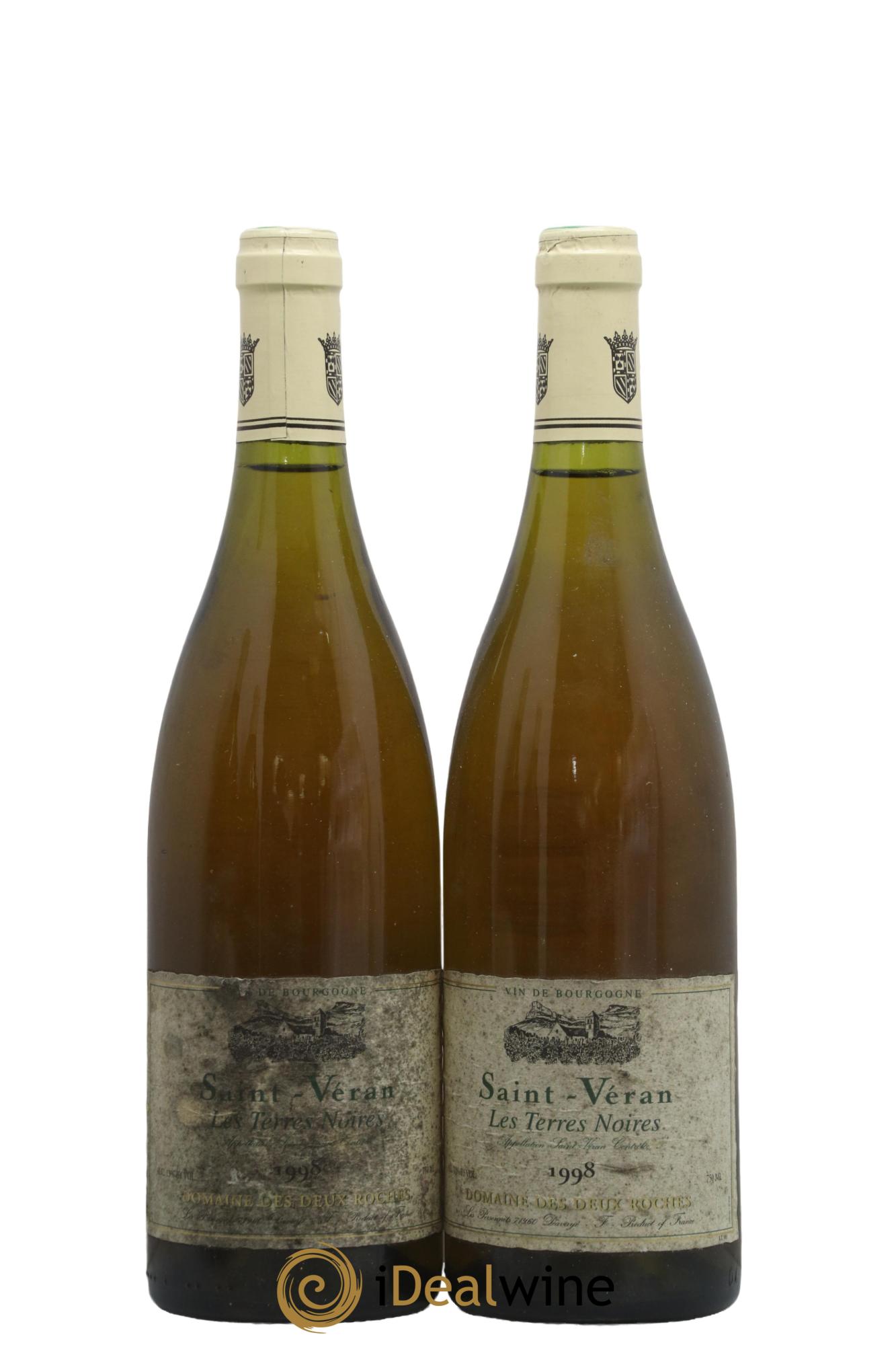 Saint-Véran Les Terrres Noires Domaine Des Deux Roches 1998 - Posten von 2 Flaschen - 0