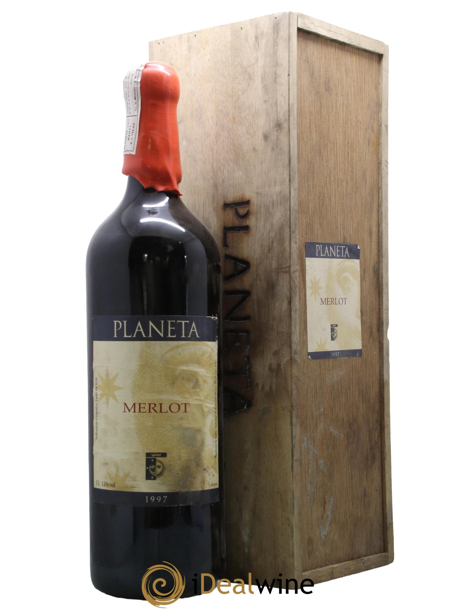 IGT Sicile Merlot Planeta 1997 - Posten von 1 Doppel-Magnum - 0