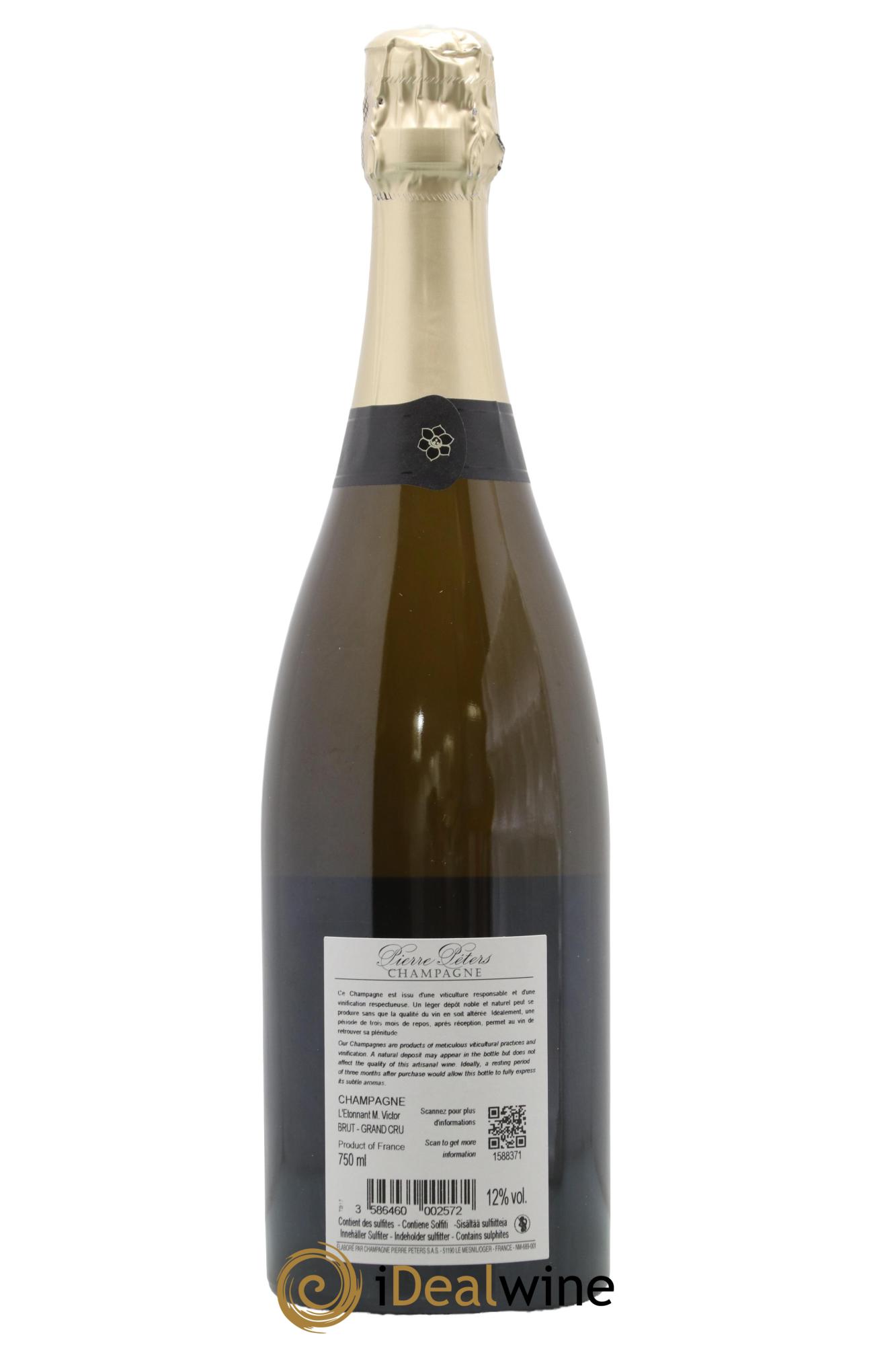 Champagne L'Etonnant Monsieur Victor TB.17 Pierre Peters - Lot de 1 bouteille - 1
