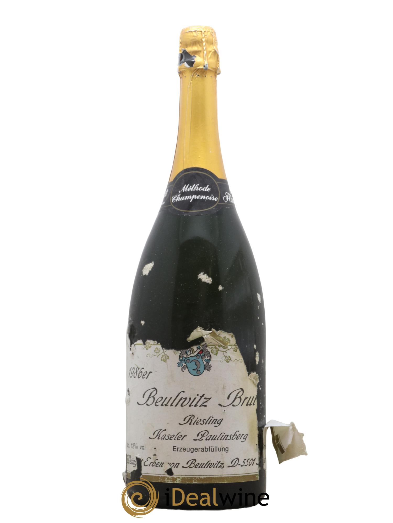 Allemagne Brut Kaseler Paulinsberg Weingut Erben von Beulwitz 1986 - Lot de 1 magnum - 0