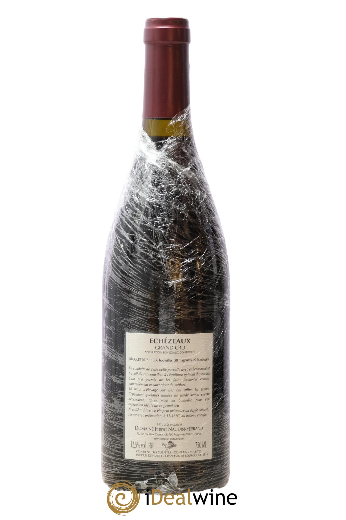 Echezeaux Grand Cru Naudin-Ferrand (Domaine) 2015 - Lot de 1 bouteille - 1