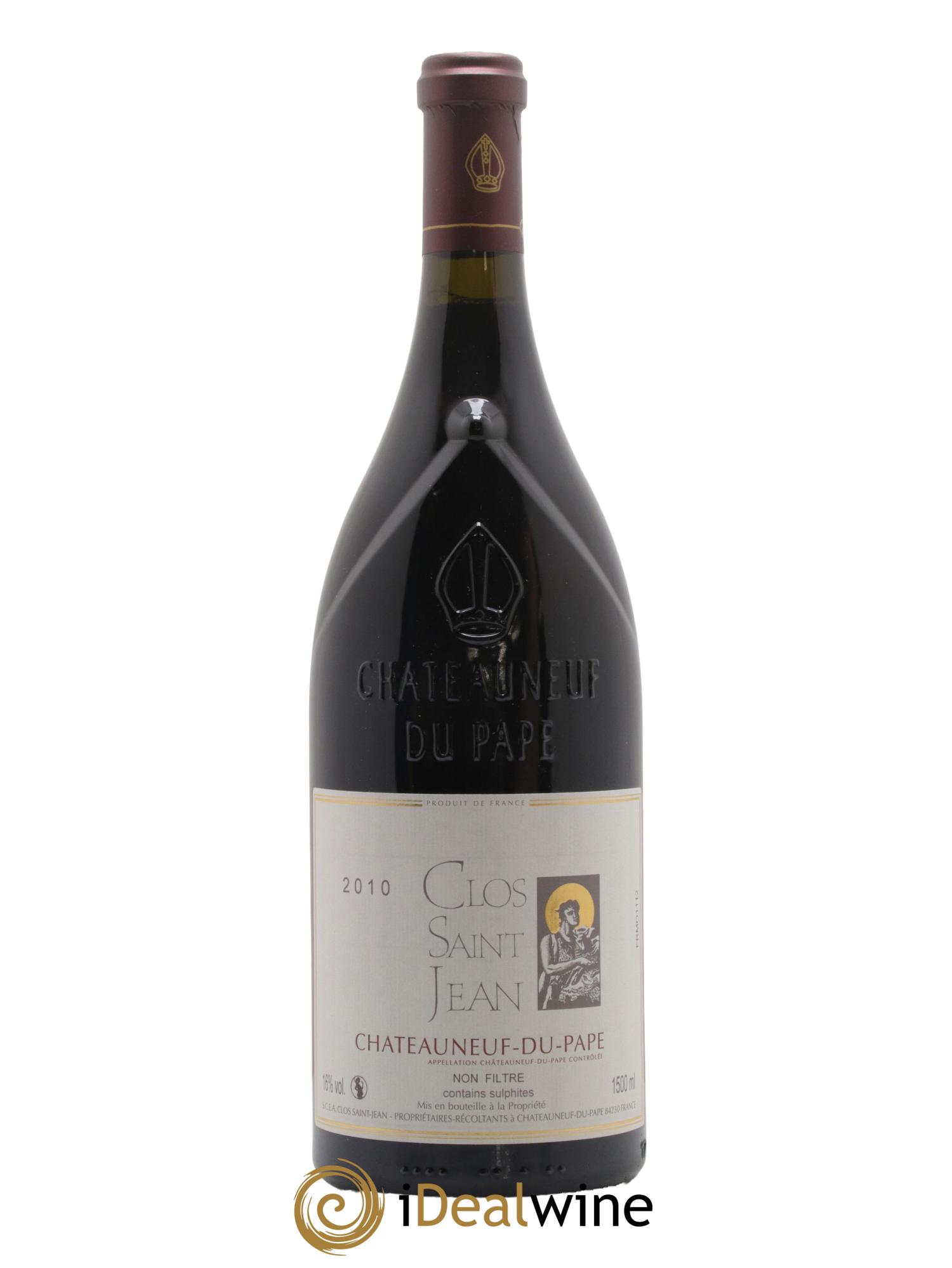 Châteauneuf-du-Pape Clos Saint-Jean Pascal et Vincent Maurel 2010 - Lot de 1 magnum - 0