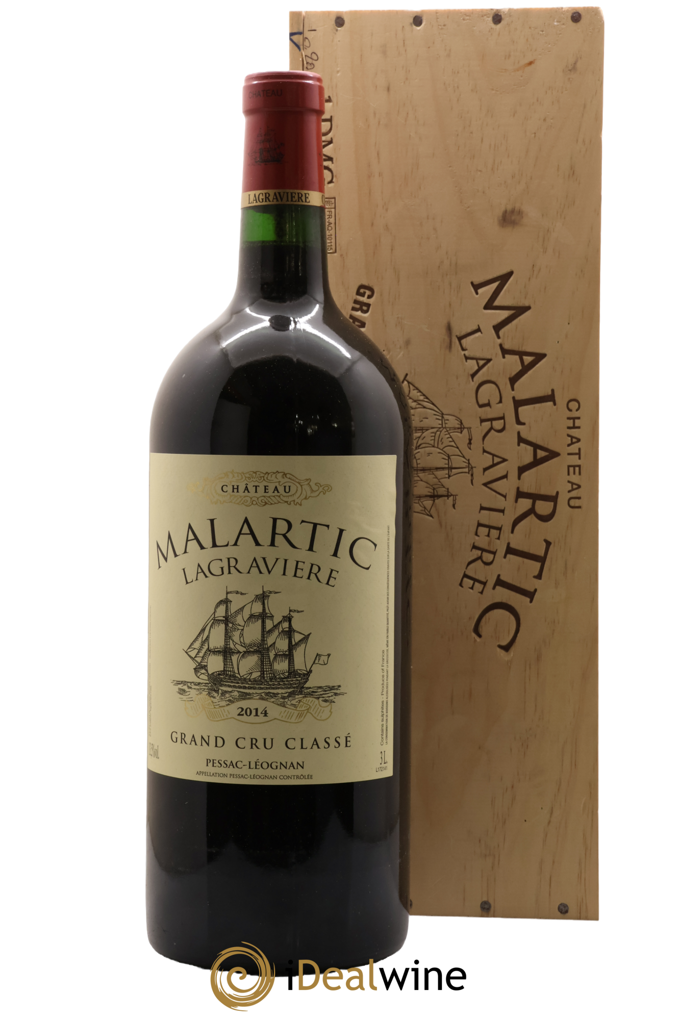 Château Malartic-Lagravière Cru Classé de Graves 2014 - Lot de 1 double magnum - 0