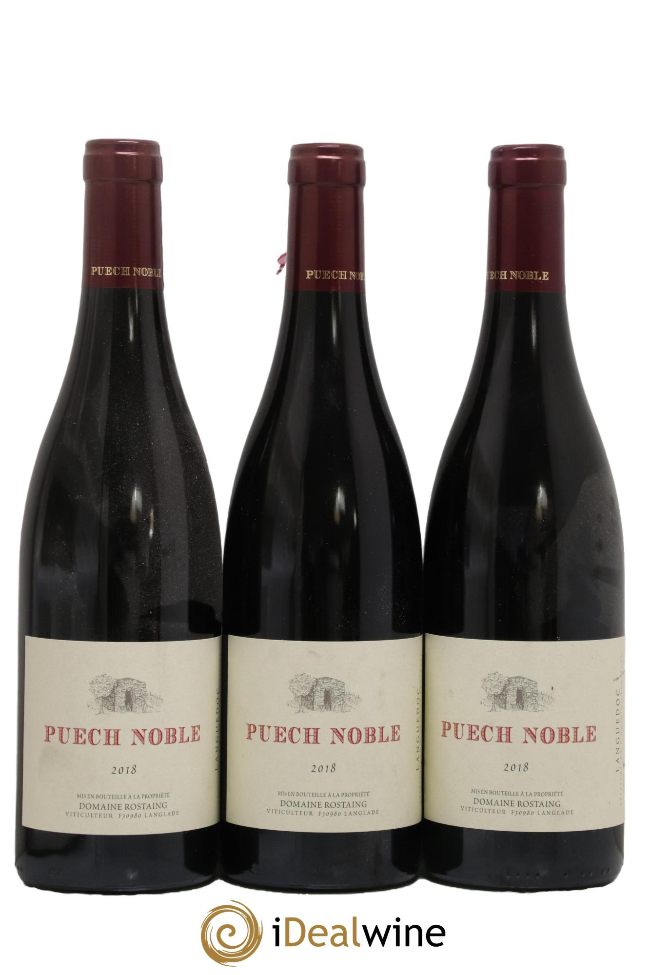 Coteaux du Languedoc Puech Noble René Rostaing 2018 - Lot of 3 bottles - 0