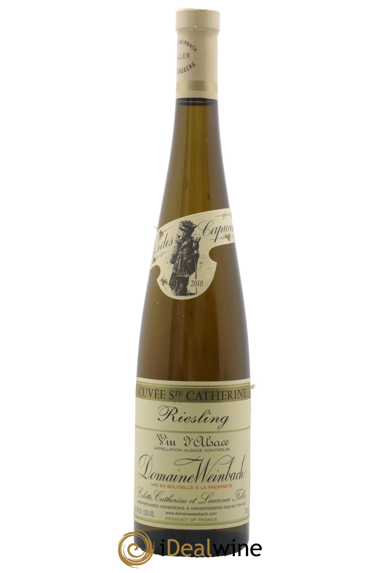 Alsace Riesling Clos des Capucins - Cuvée Sainte Catherine Weinbach (Domaine) 2010 - Lotto di 1 bottiglia - 0