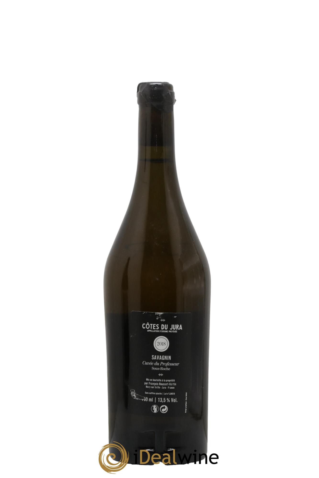 Côtes du Jura Savagnin Cuvée du Professeur François Rousset Martin 2018 - Lot de 1 bouteille - 1