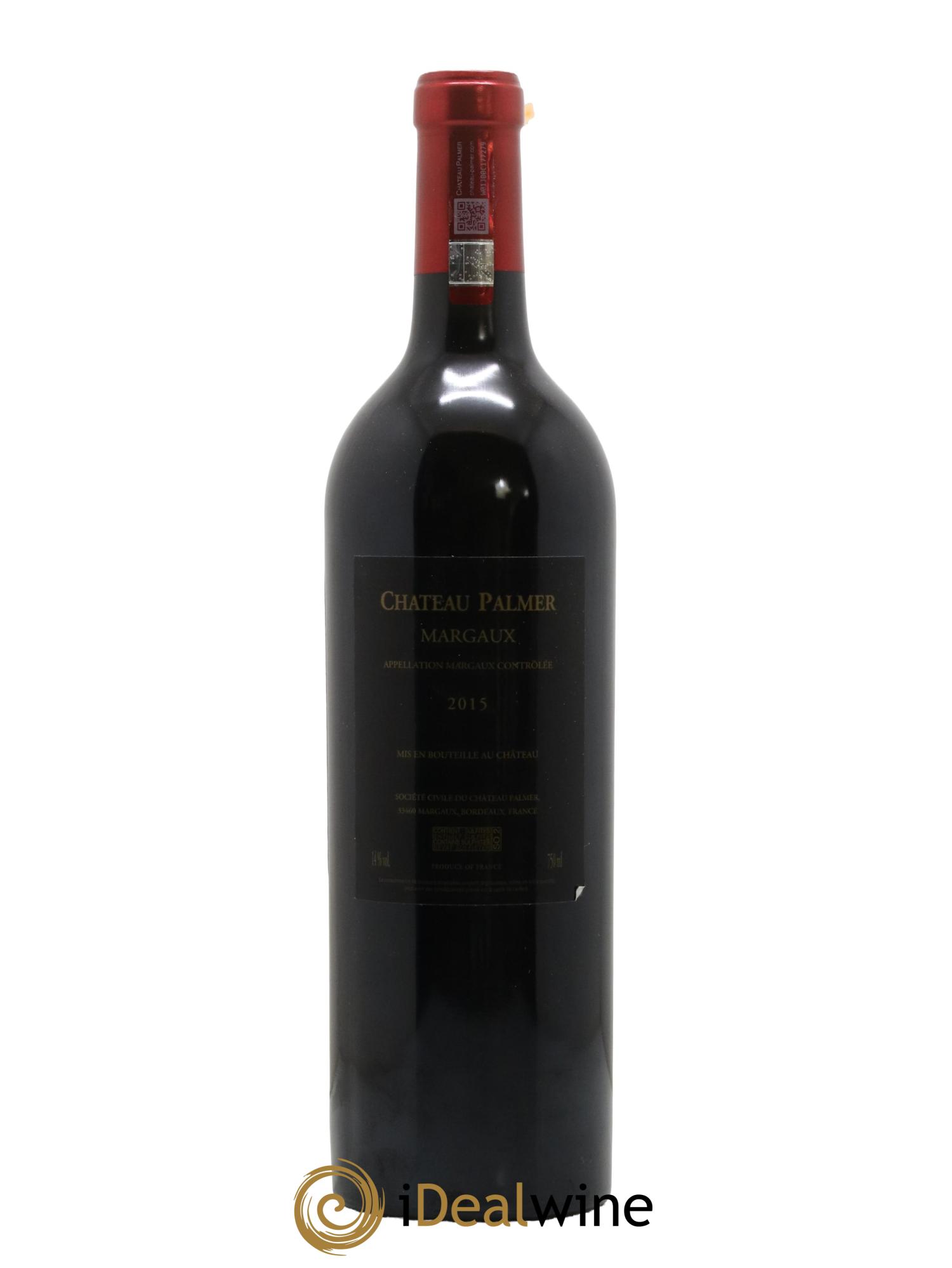 Château Palmer 3ème Grand Cru Classé 2015 - Lot de 1 bouteille - 1