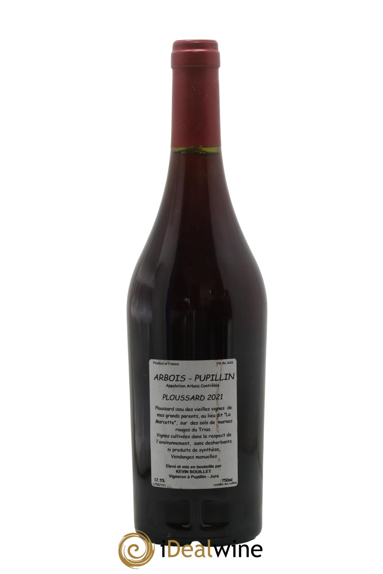 Arbois Pupillin Ploussard La Marcette Kevin Bouillet 2021 - Lot de 1 bouteille - 1