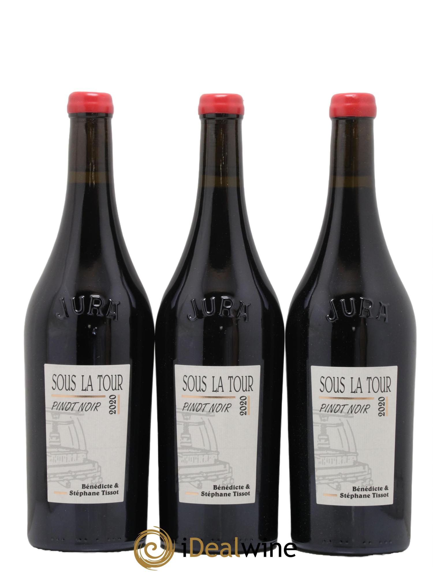 Arbois Sous la Tour Pinot Noir Bénédicte et Stéphane Tissot 2020 - Lot de 3 bouteilles - 0