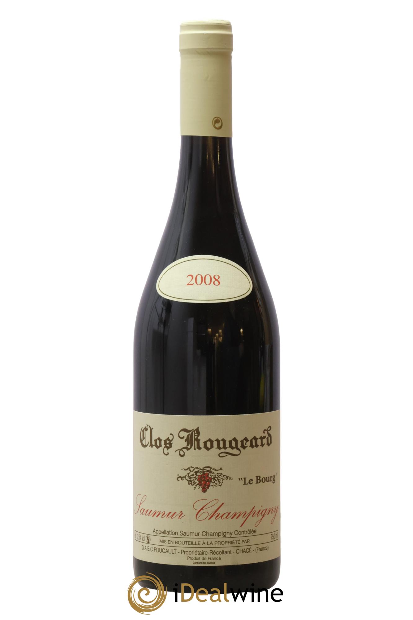 Saumur-Champigny Le Bourg Clos Rougeard  2008 - Posten von 1 Flasche - 0