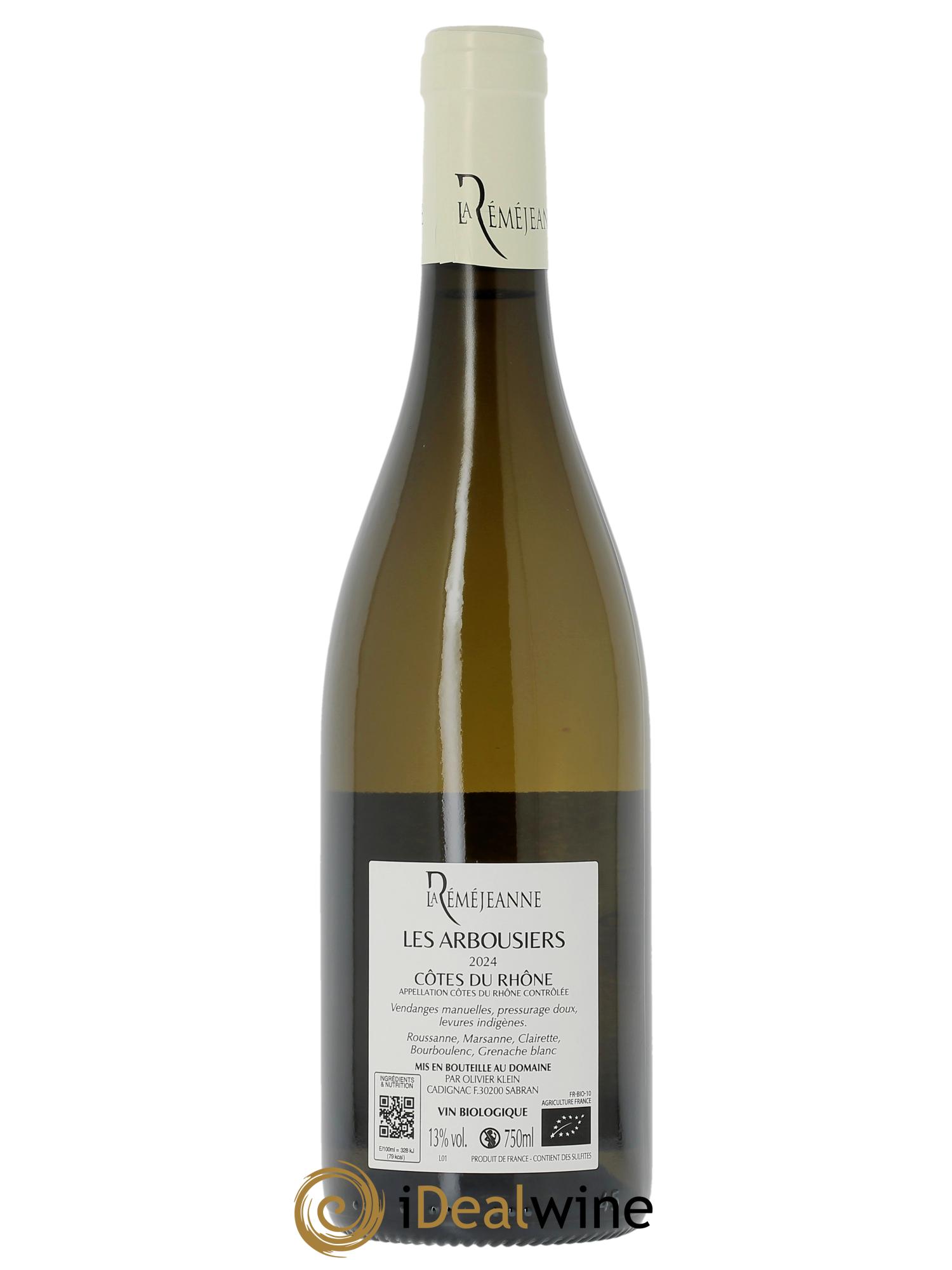 Côtes-du-Rhône Les Arbousiers La Réméjeanne  2024 - Posten von 1 Flasche - 1