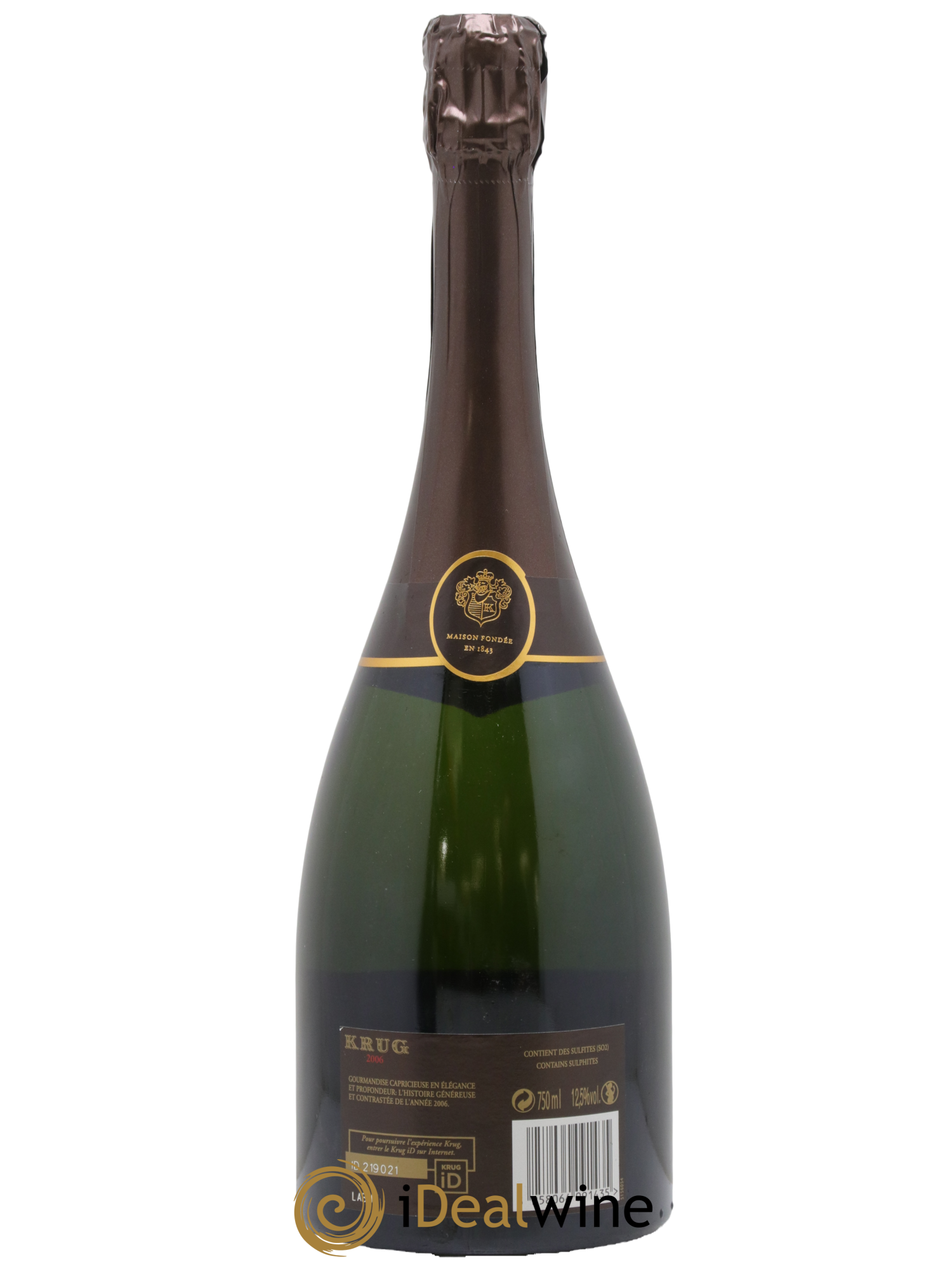 Vintage Krug 2006 - Lot de 1 bouteille - 1