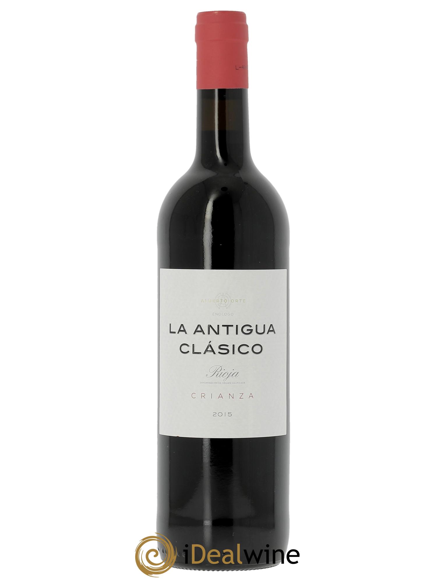 Rioja DOCa La Antigua Clásico Crianza Tinto Alberto Orte  2015 - Lot de 1 bouteille - 0