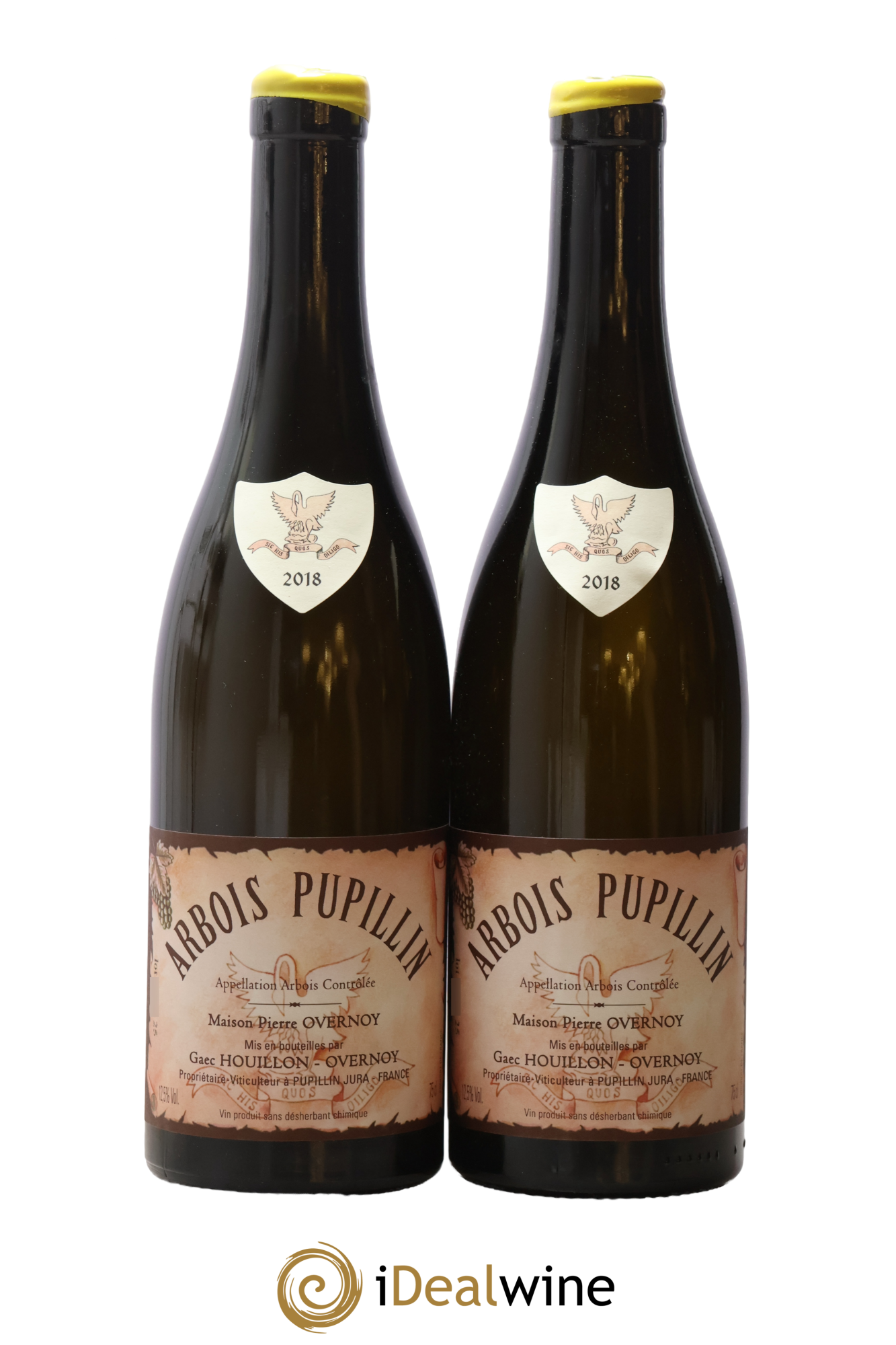 Arbois-Pupillin Savagnin (cire jaune) Overnoy-Houillon (Domaine) 2018 - Lot of 2 bottles - 0