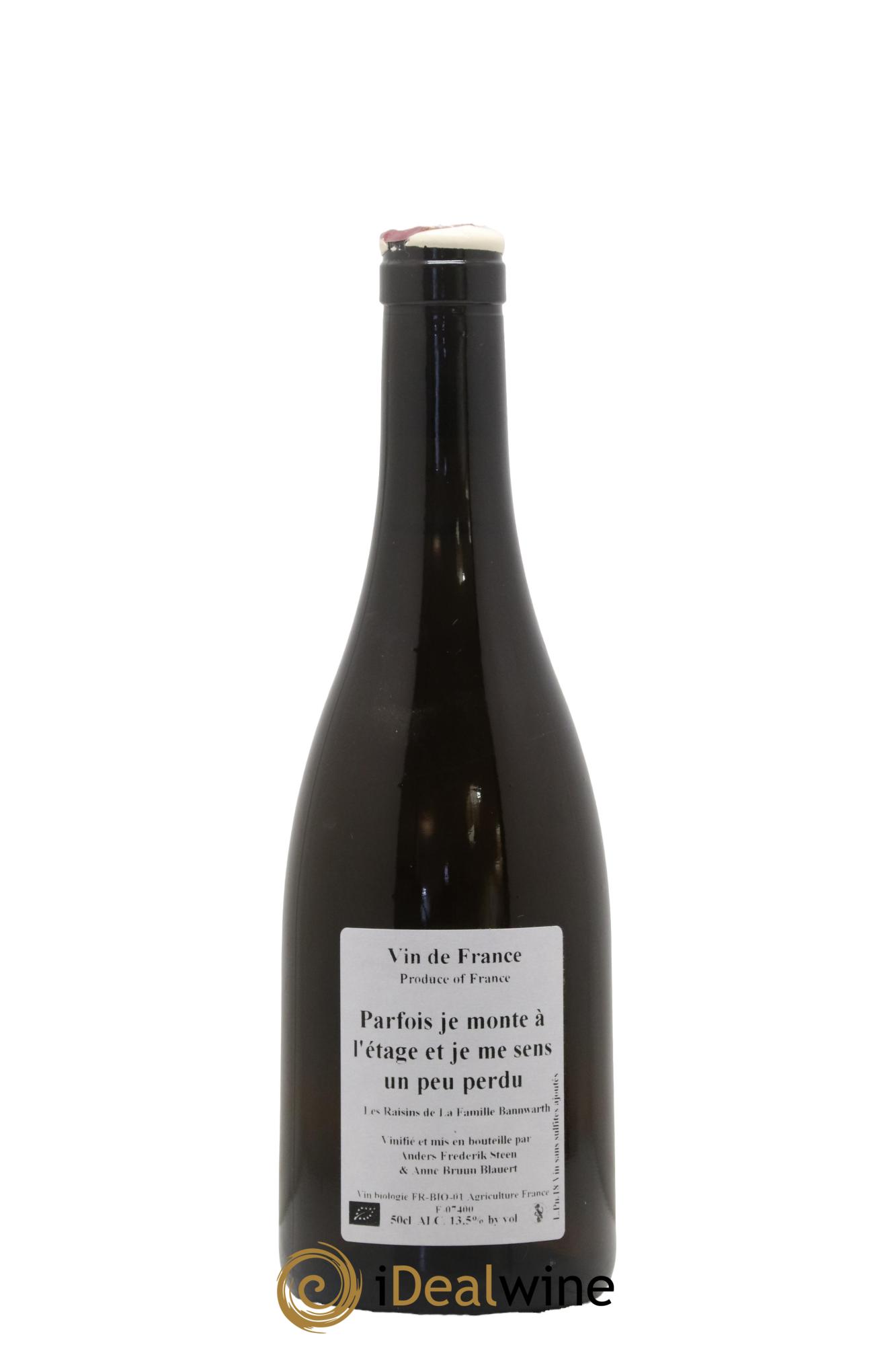 Vin de France Parfois je monte à l'étage et je me sens un peu perdu Anders Frederik Steen et Anne Bruun 2018 - Lot de 1 format 50cl - 0