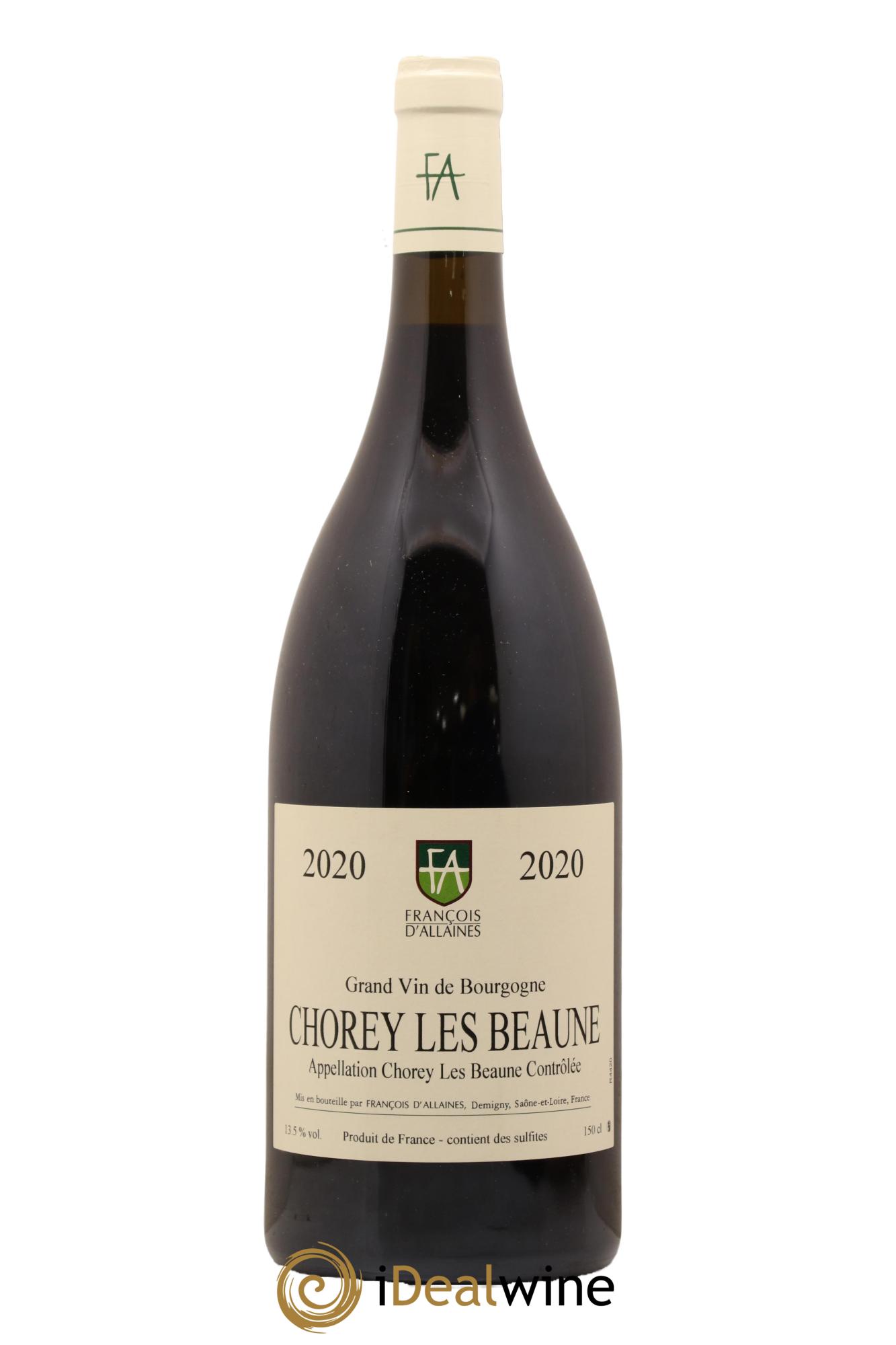 Chorey-lès-Beaune Domaine Francois d Allaines 2020 - Lot de 1 magnum - 0