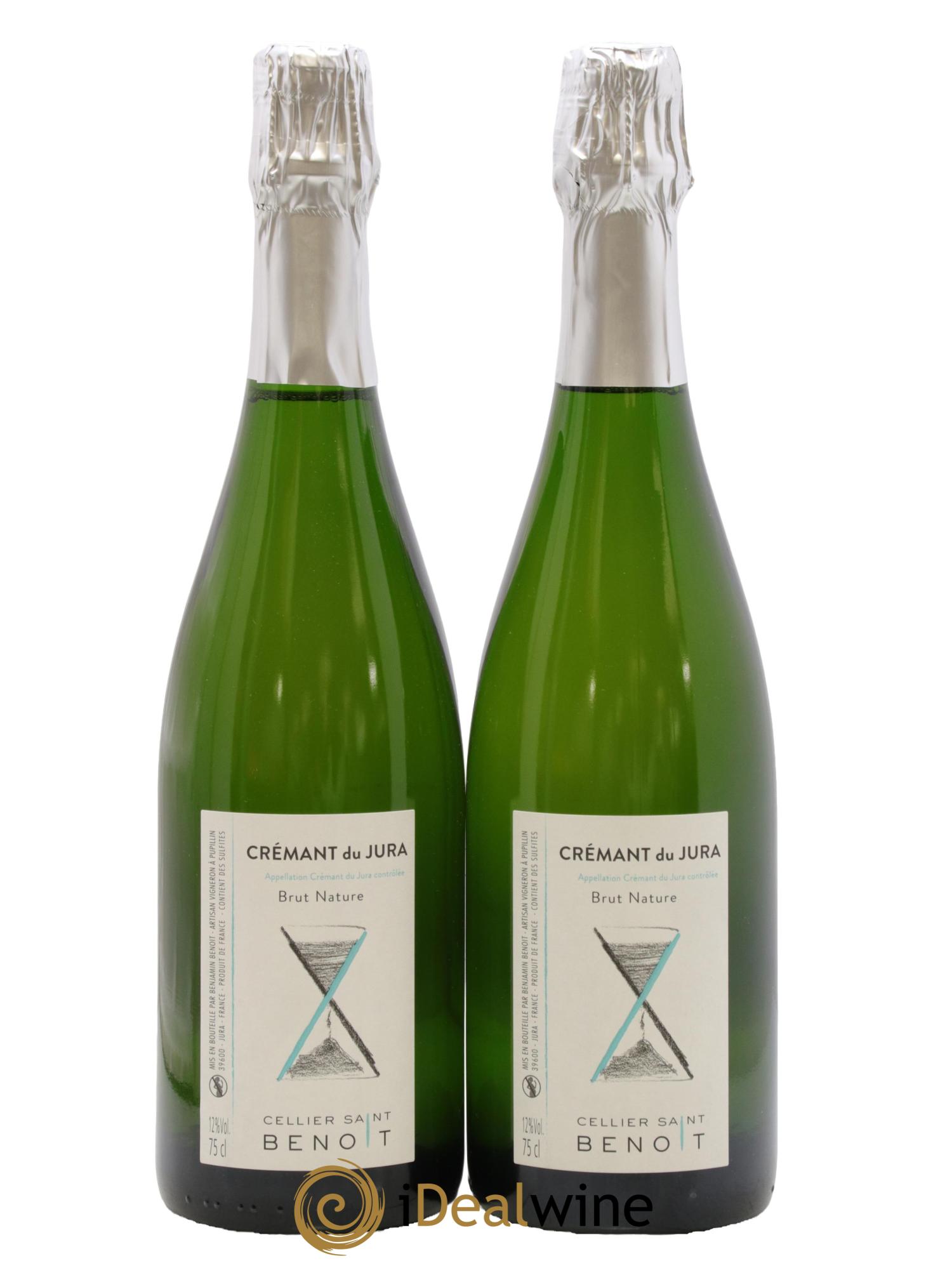 Crémant du Jura Brut Nature Cellier Saint Benoît - Posten von 2 Flaschen - 0
