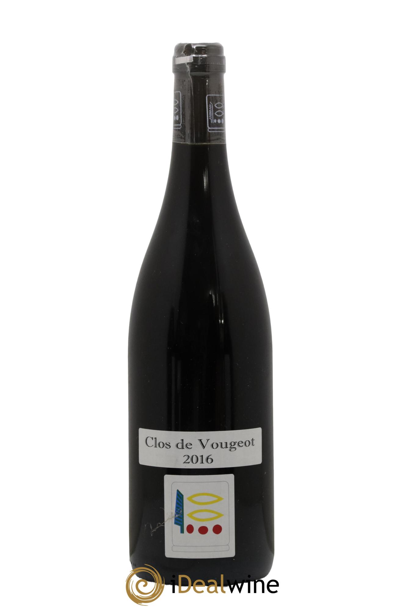 Clos de Vougeot Grand Cru Prieuré Roch 2016 - Lot de 1 bouteille - 0