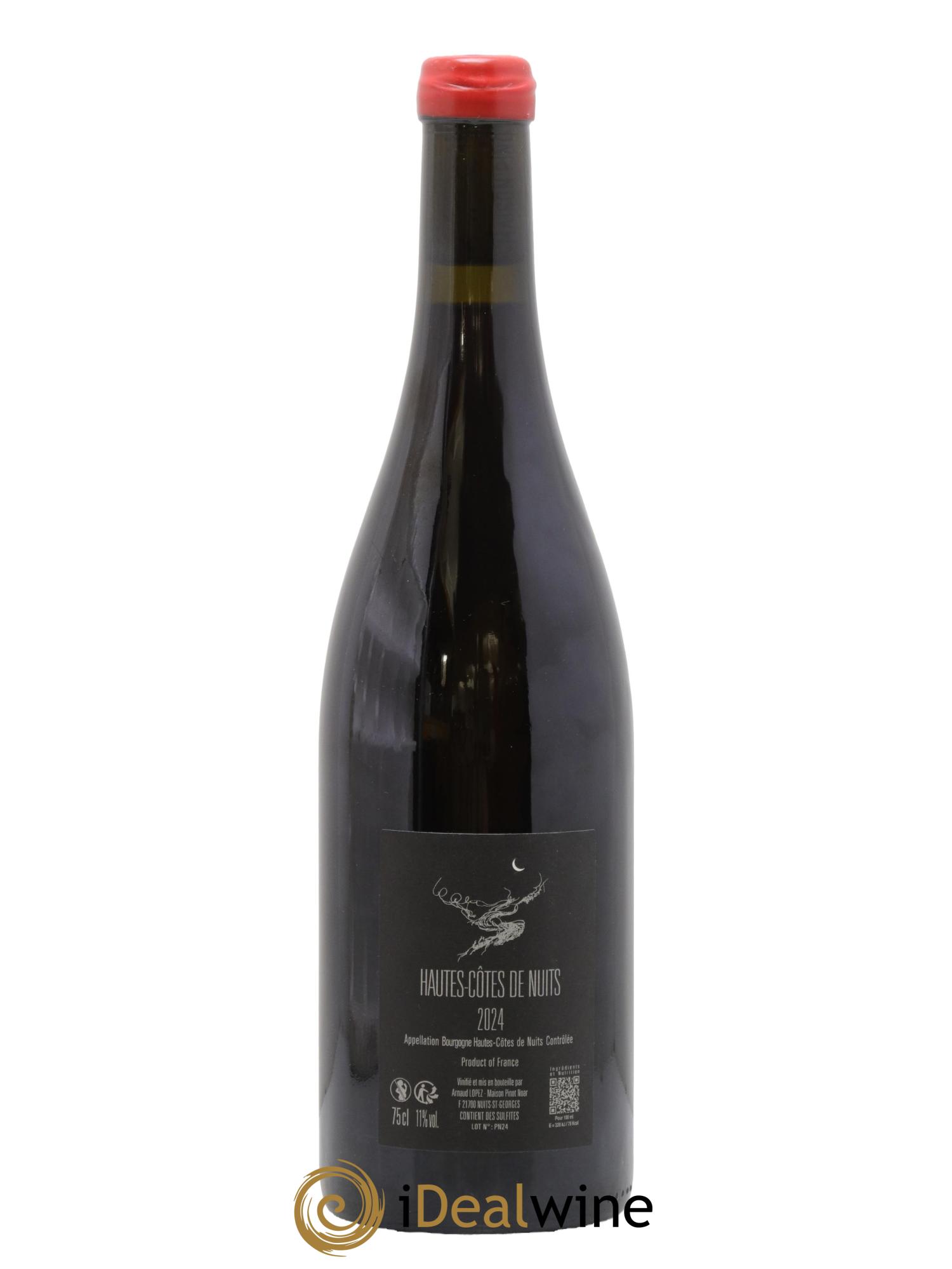 Hautes-Côtes de Nuits Pinot Noar Arnaud Lopez 2024 - Lot de 1 bouteille - 1