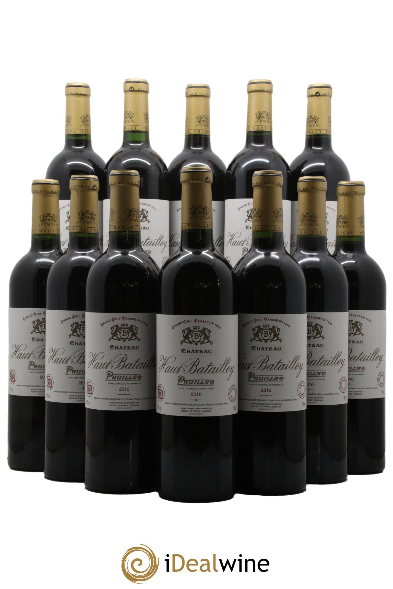 Château Haut Batailley 5ème Grand Cru Classé 2010 - Lot de 12 bouteilles - 0