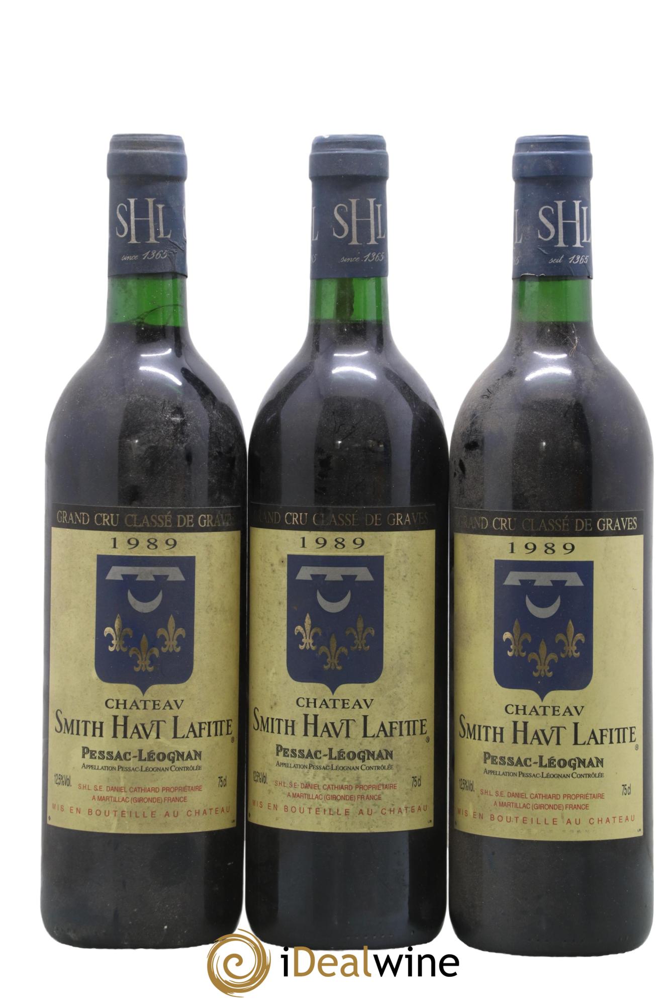 Château Smith Haut Lafitte Cru Classé de Graves 1989 - Lotto di 3 bottiglie - 0