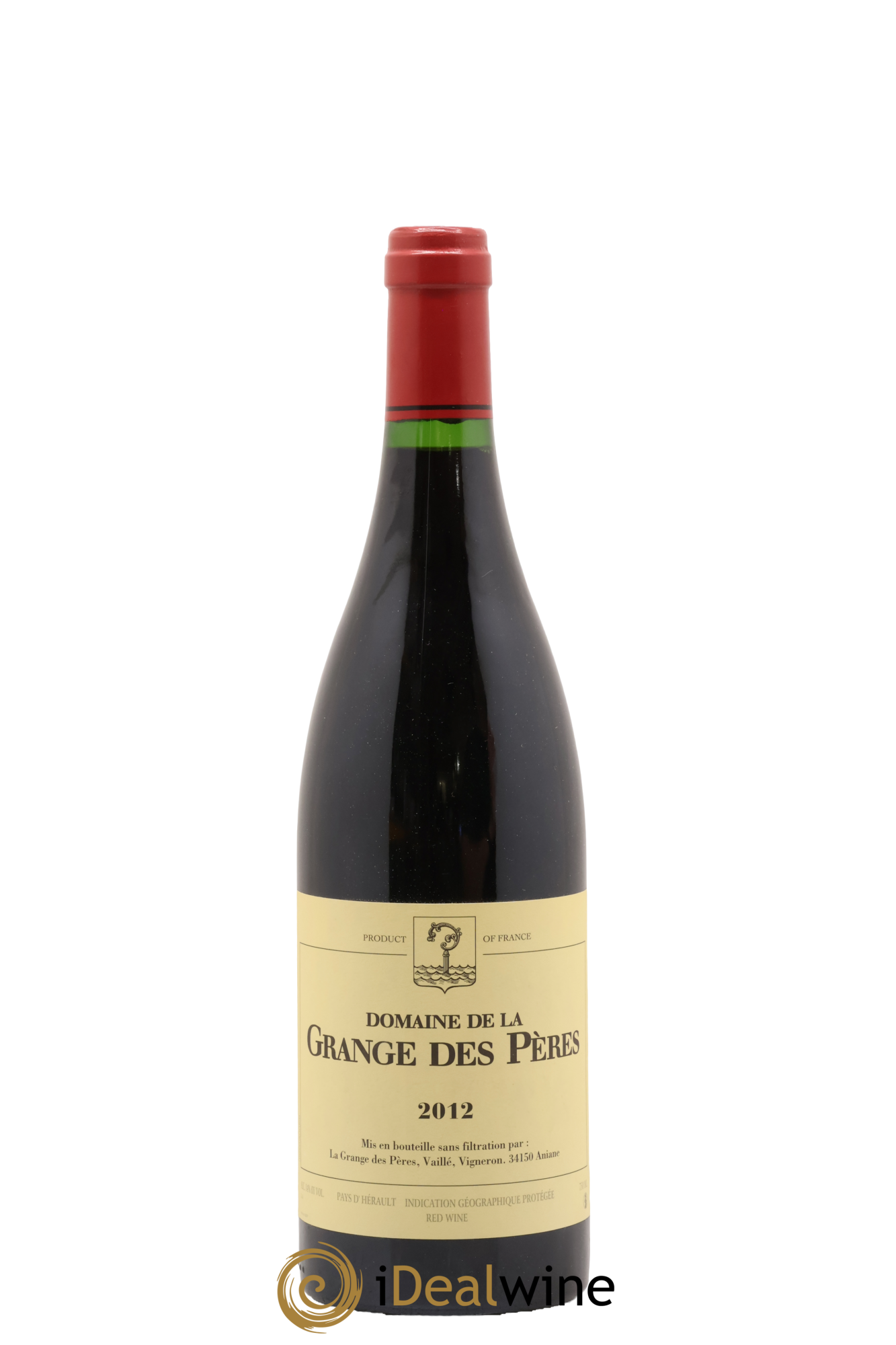 Pays d'Hérault Grange des Pères Laurent Vaillé 2012 - Lotto di 1 bottiglia - 0