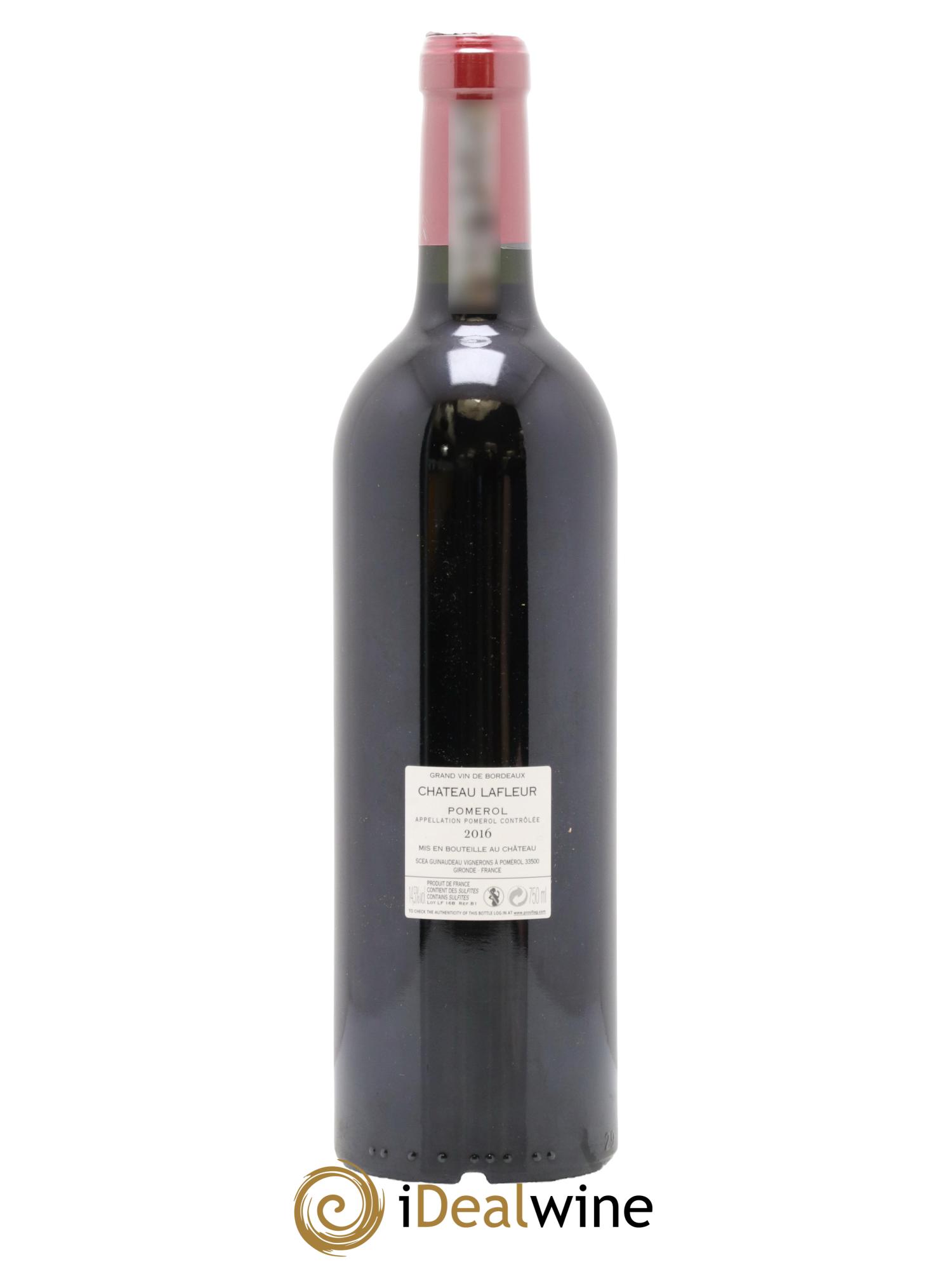 Château Lafleur 2016 - Lot de 1 bouteille - 1