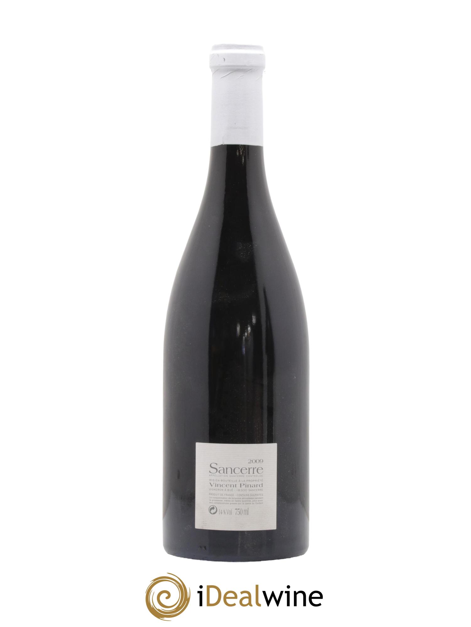 Sancerre Vendanges Entières Vincent Pinard 2009 - Posten von 1 Flasche - 1