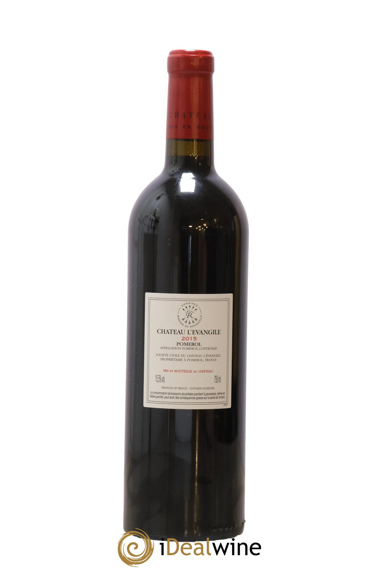 Château l' Évangile 2015 - Lot de 1 bouteille - 1