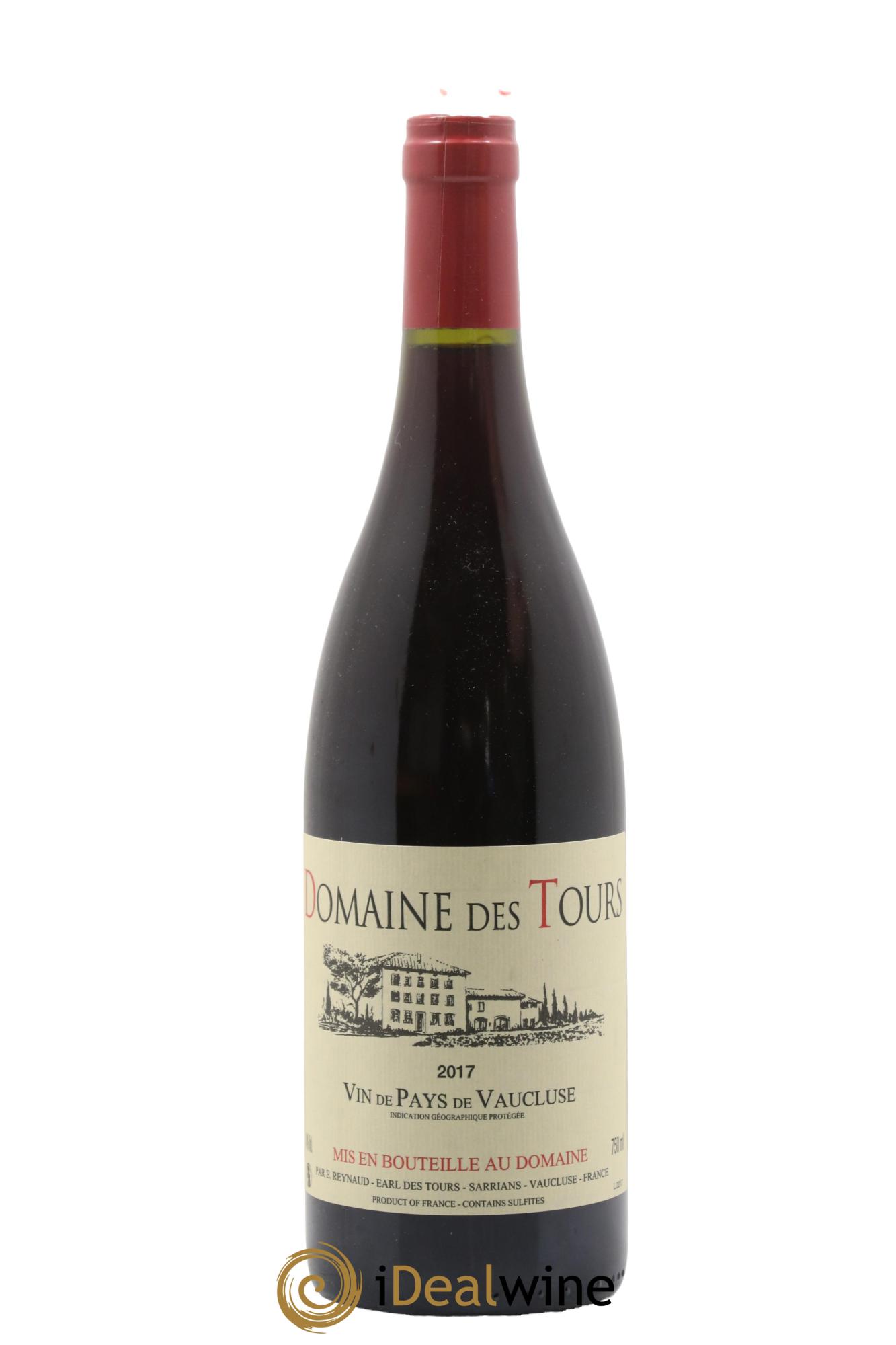Vaucluse (Vin de Pays de Vaucluse) Domaine des Tours Emmanuel Reynaud 2017 - Lot de 1 bouteille - 0