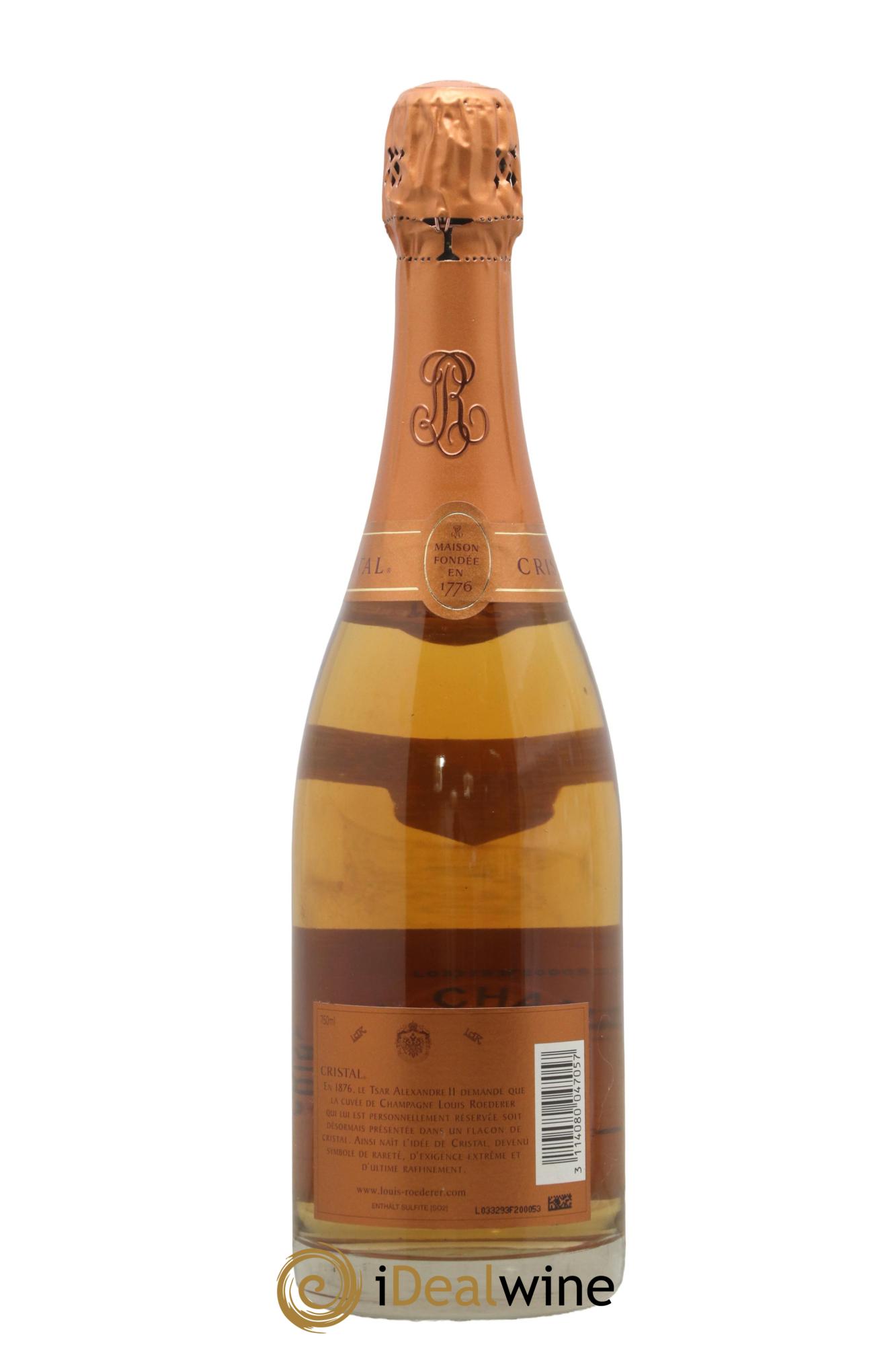 Cristal Louis Roederer 2002 - Lot de 1 bouteille - 1