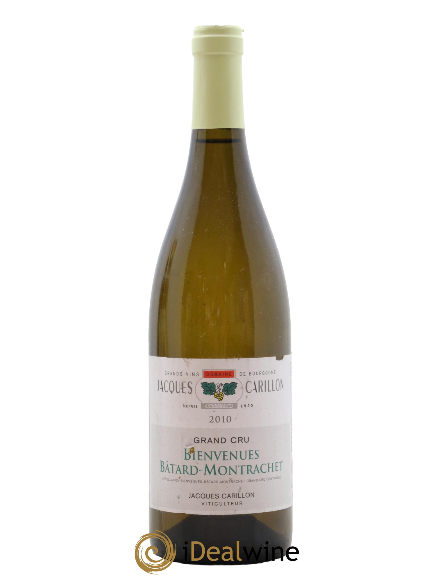 Bienvenues-Bâtard-Montrachet Grand Cru Jacques Carillon (Domaine) 2010 - Lot de 1 bouteille - 0